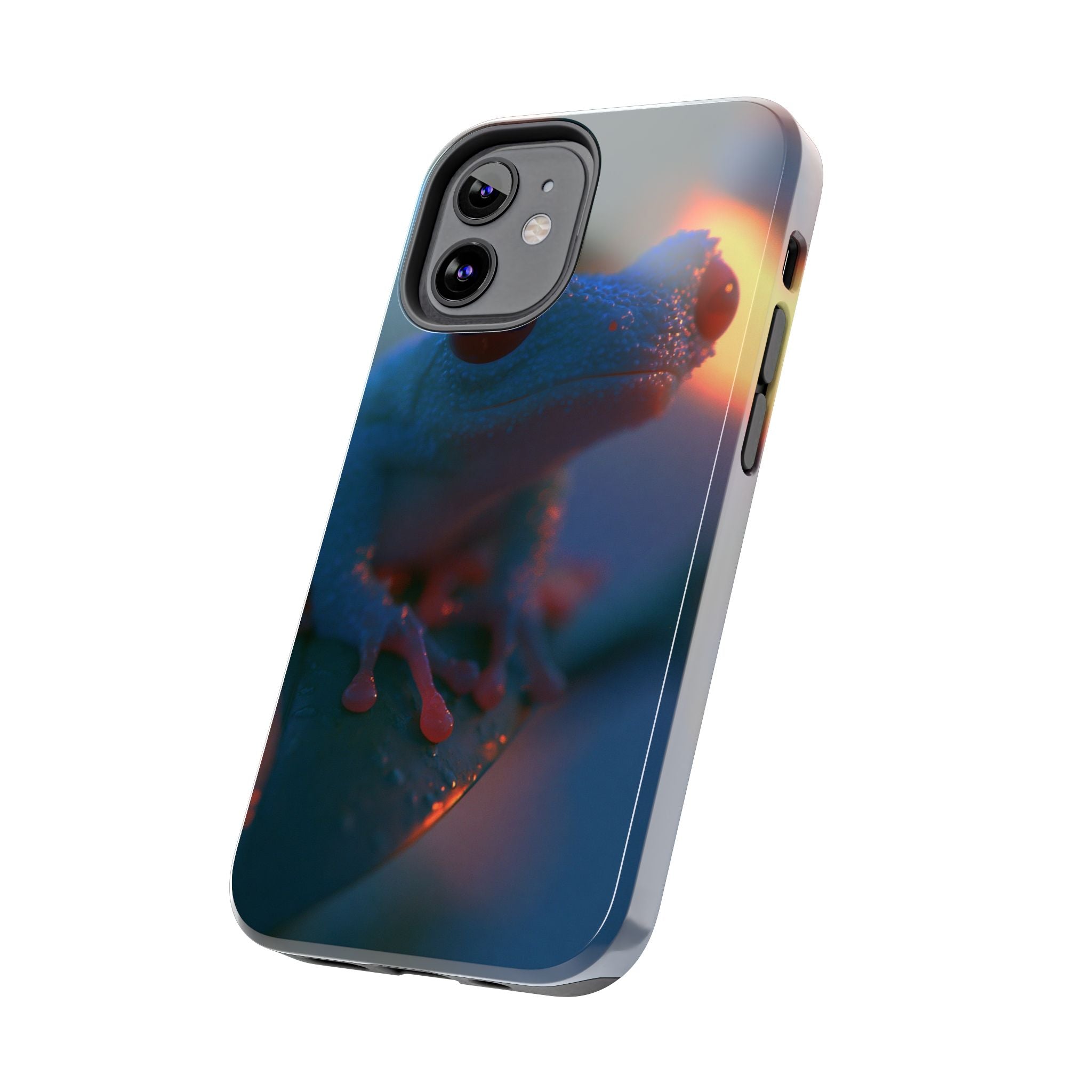 Sunset treefrog phone case