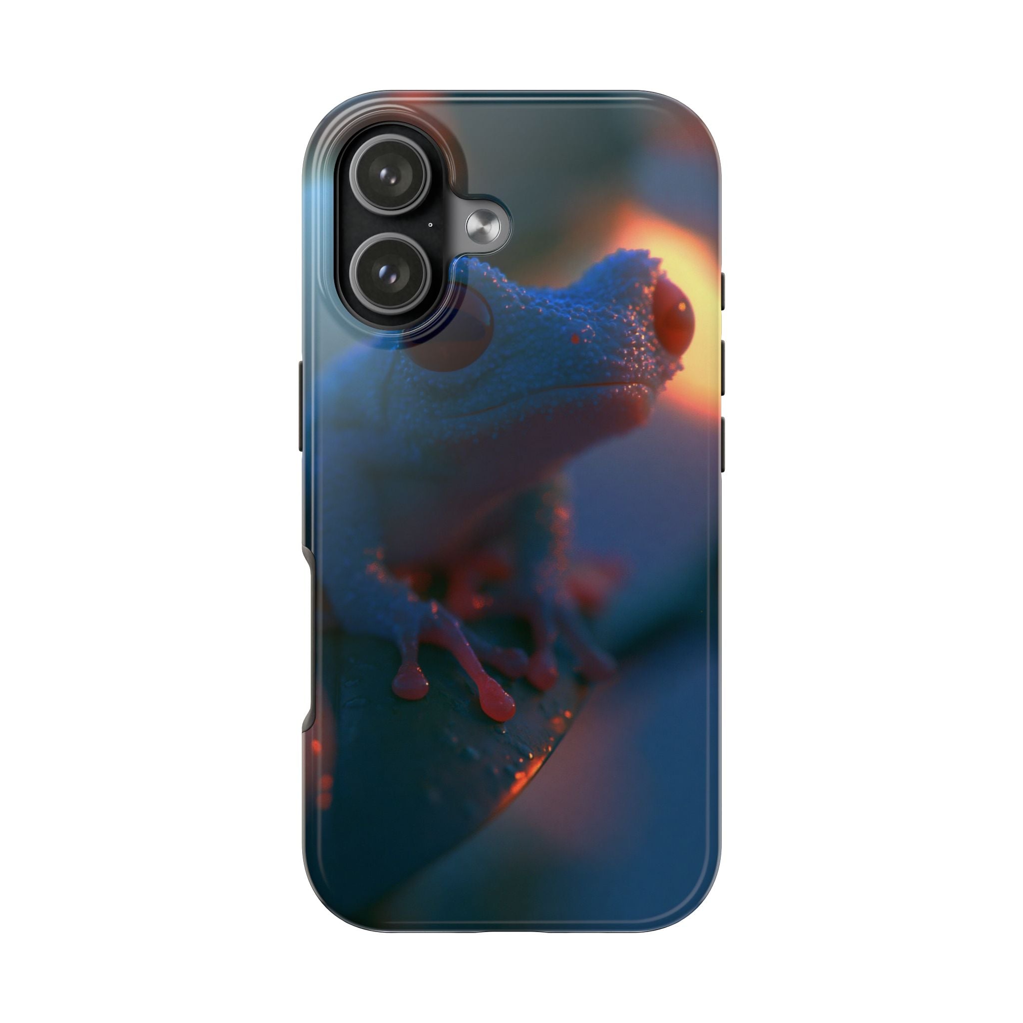 Sunset treefrog phone case