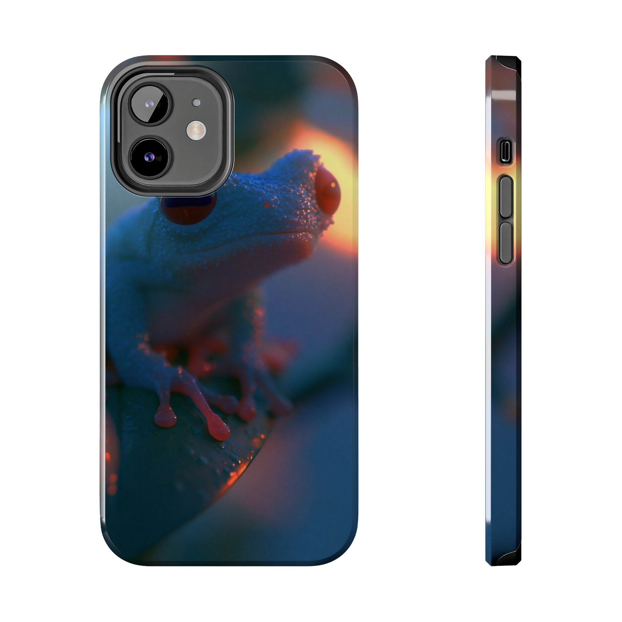 Sunset treefrog phone case
