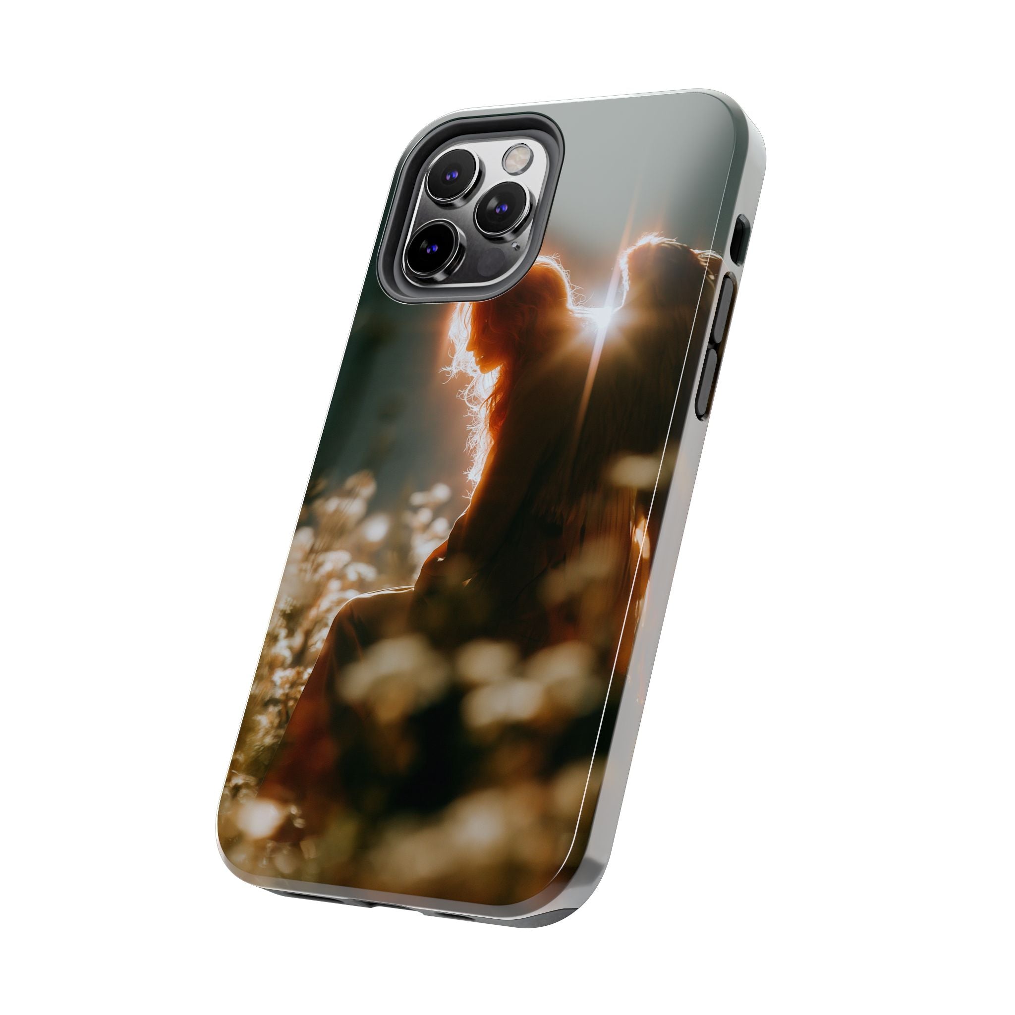 Thoughtful angel phone case