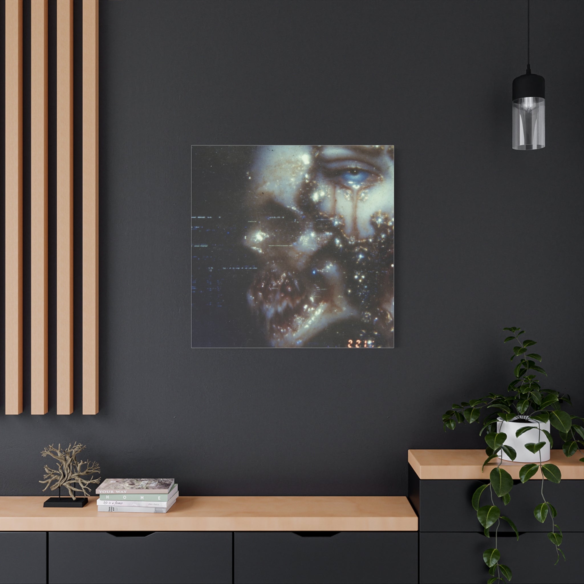 Devastation matte Canvas print