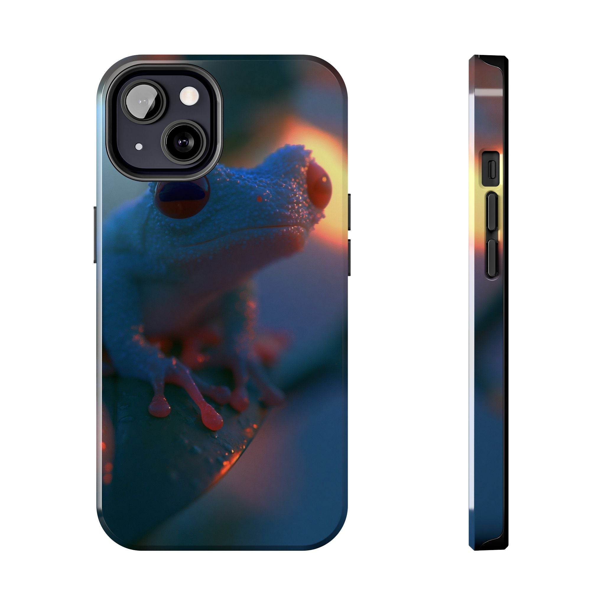 Sunset treefrog phone case