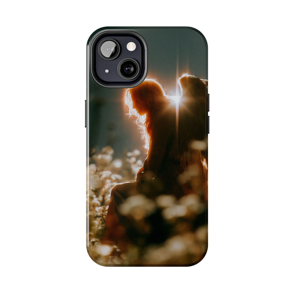 Thoughtful angel phone case