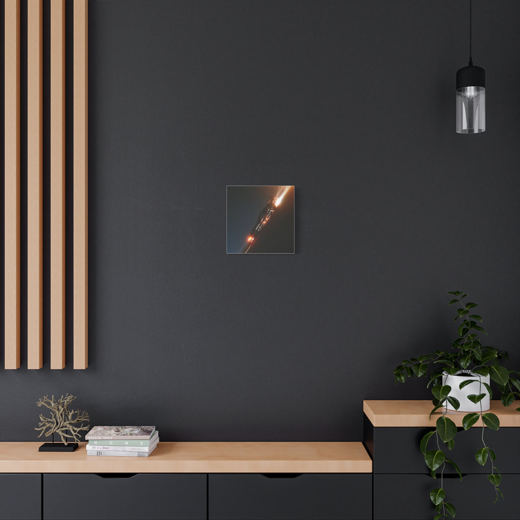 Speed matte canvas print