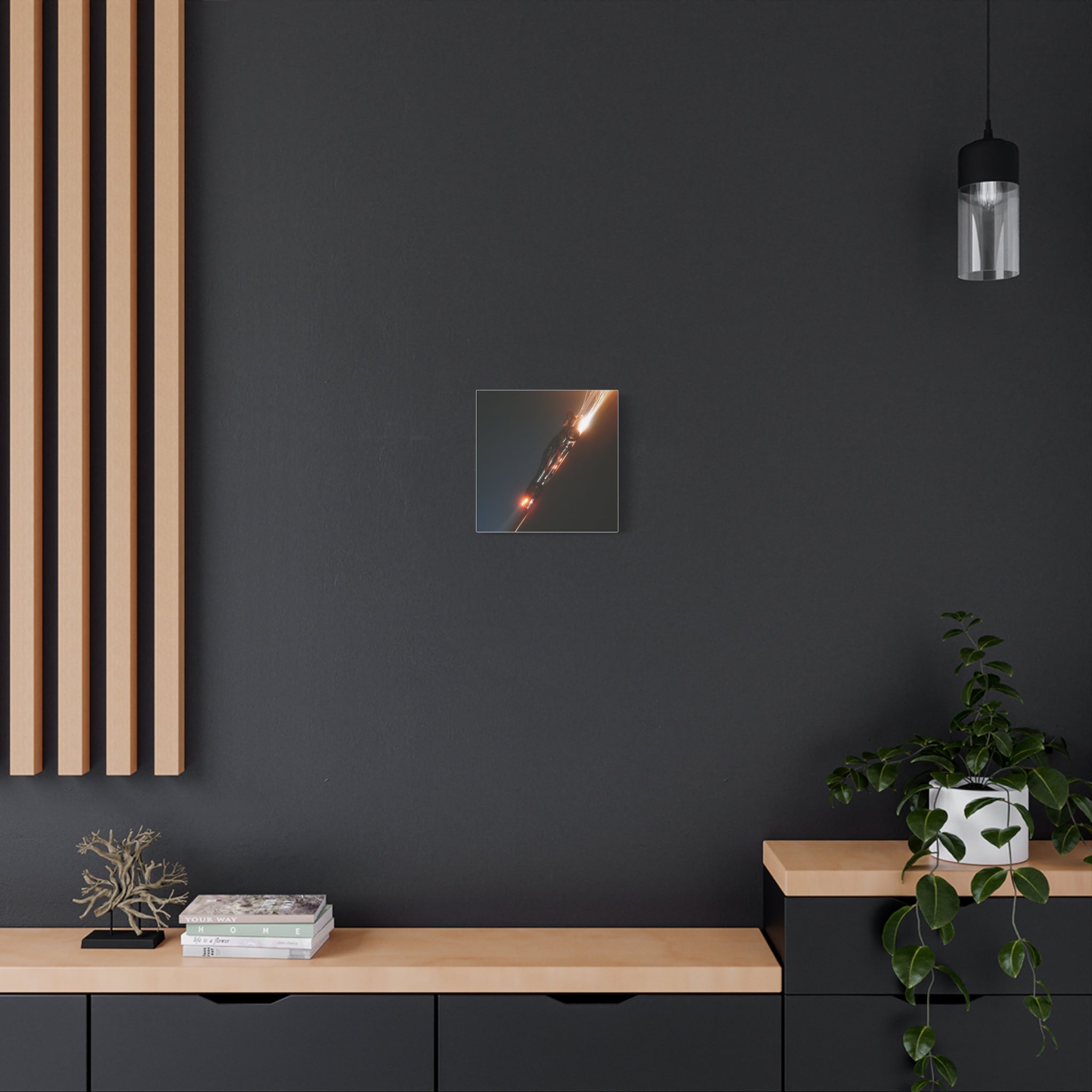 Speed matte canvas print