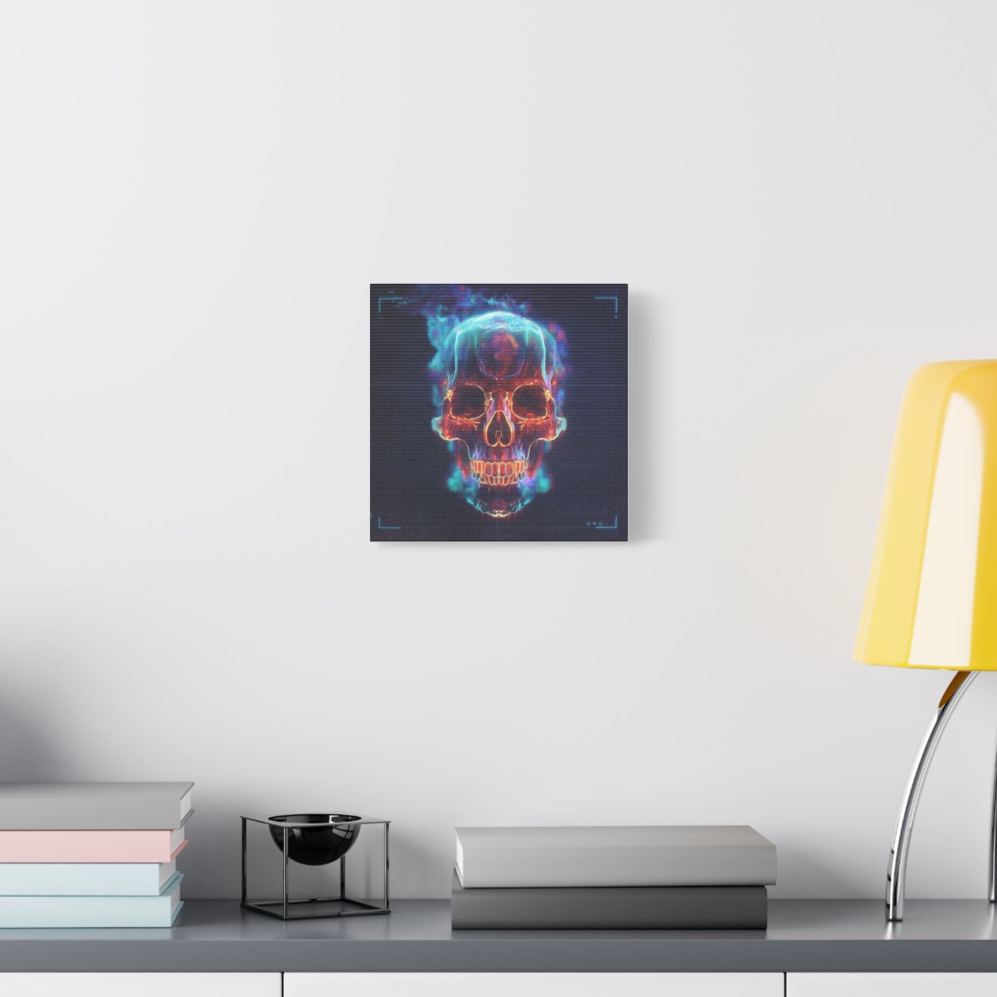 Heat signature matte canvas print
