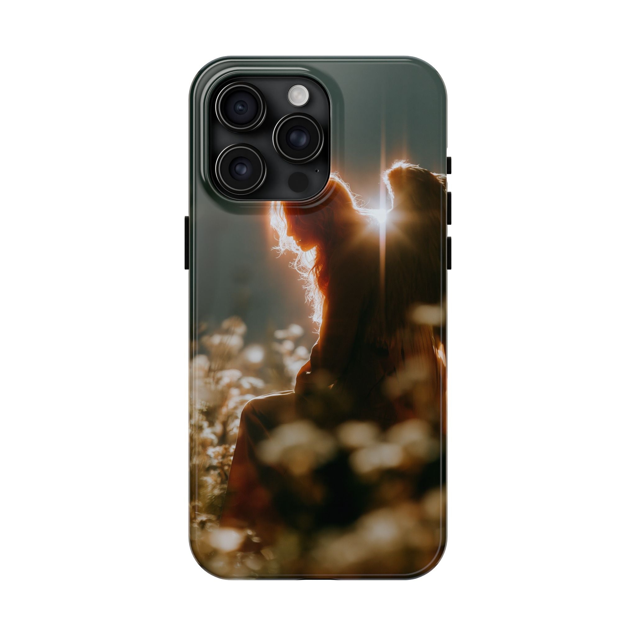 Thoughtful angel phone case