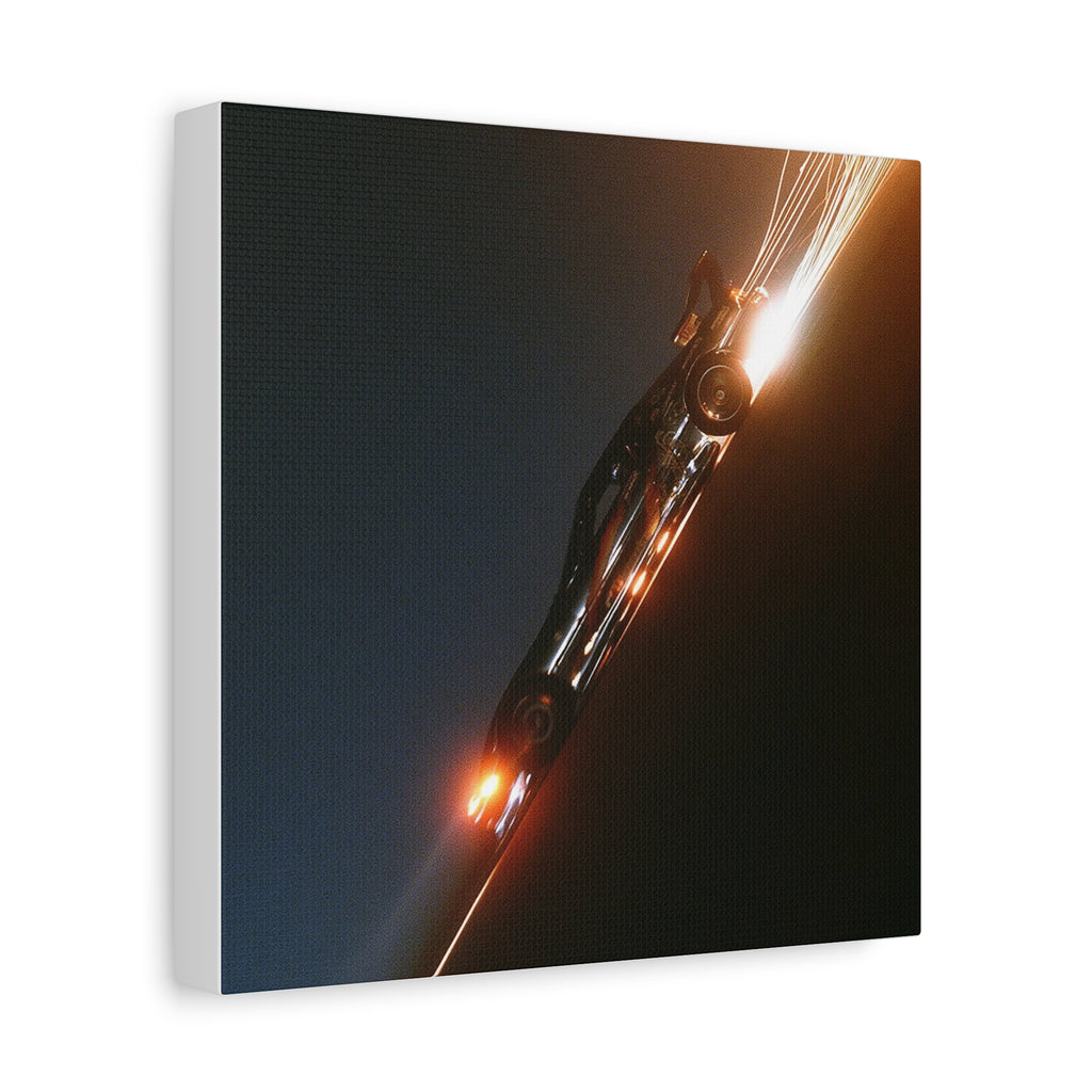 Speed matte canvas print