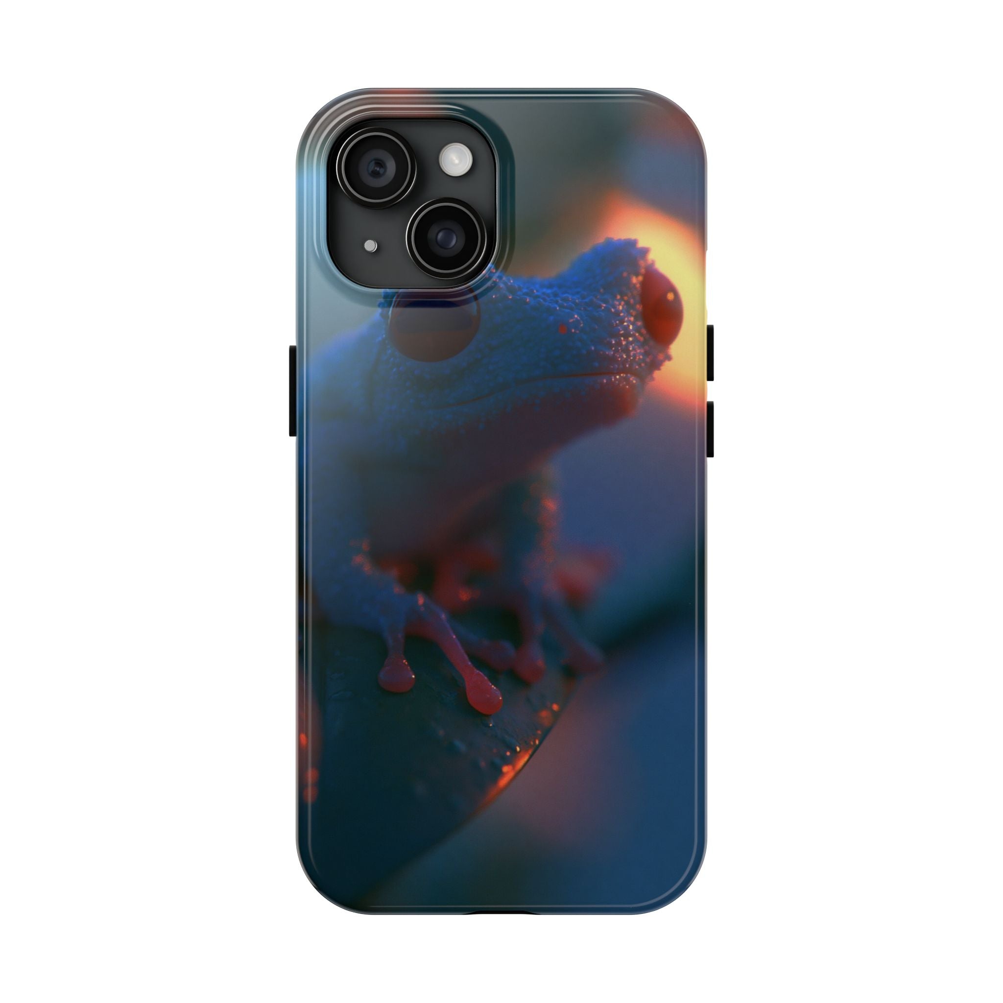 Sunset treefrog phone case
