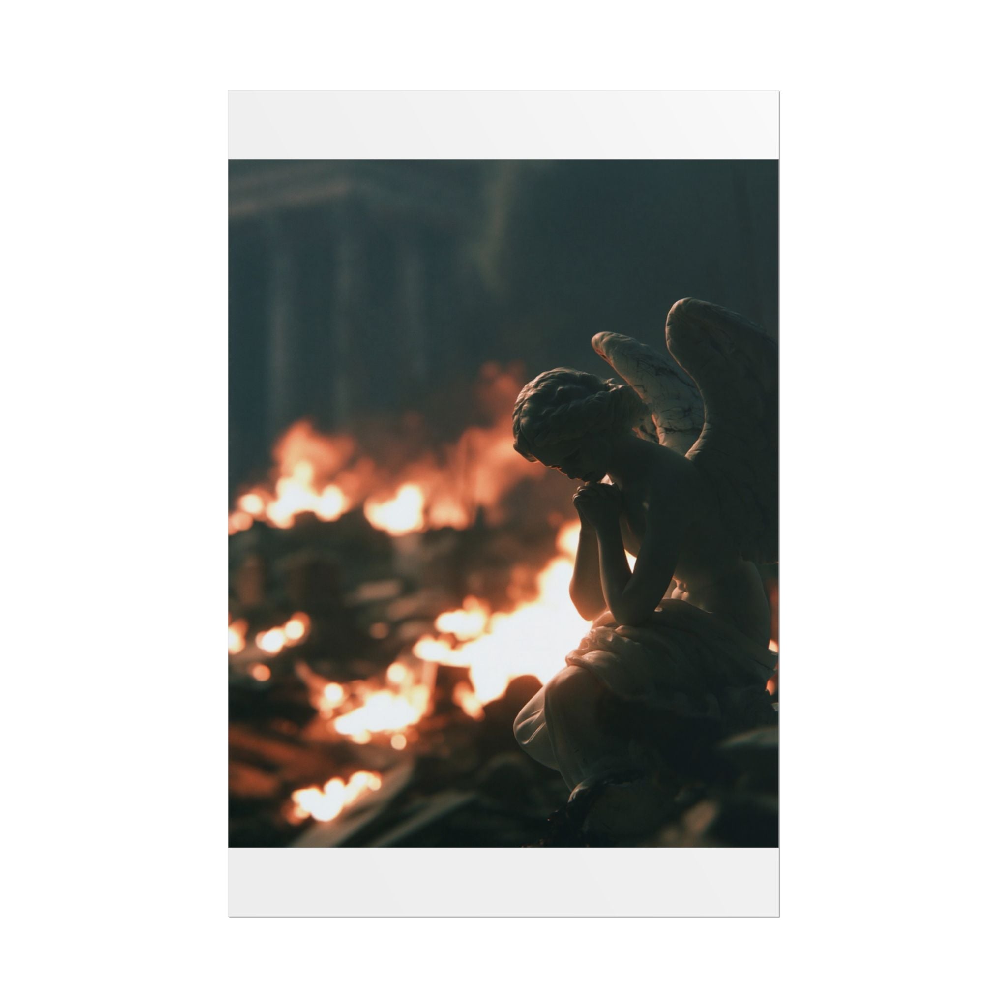 Mourning angel poster