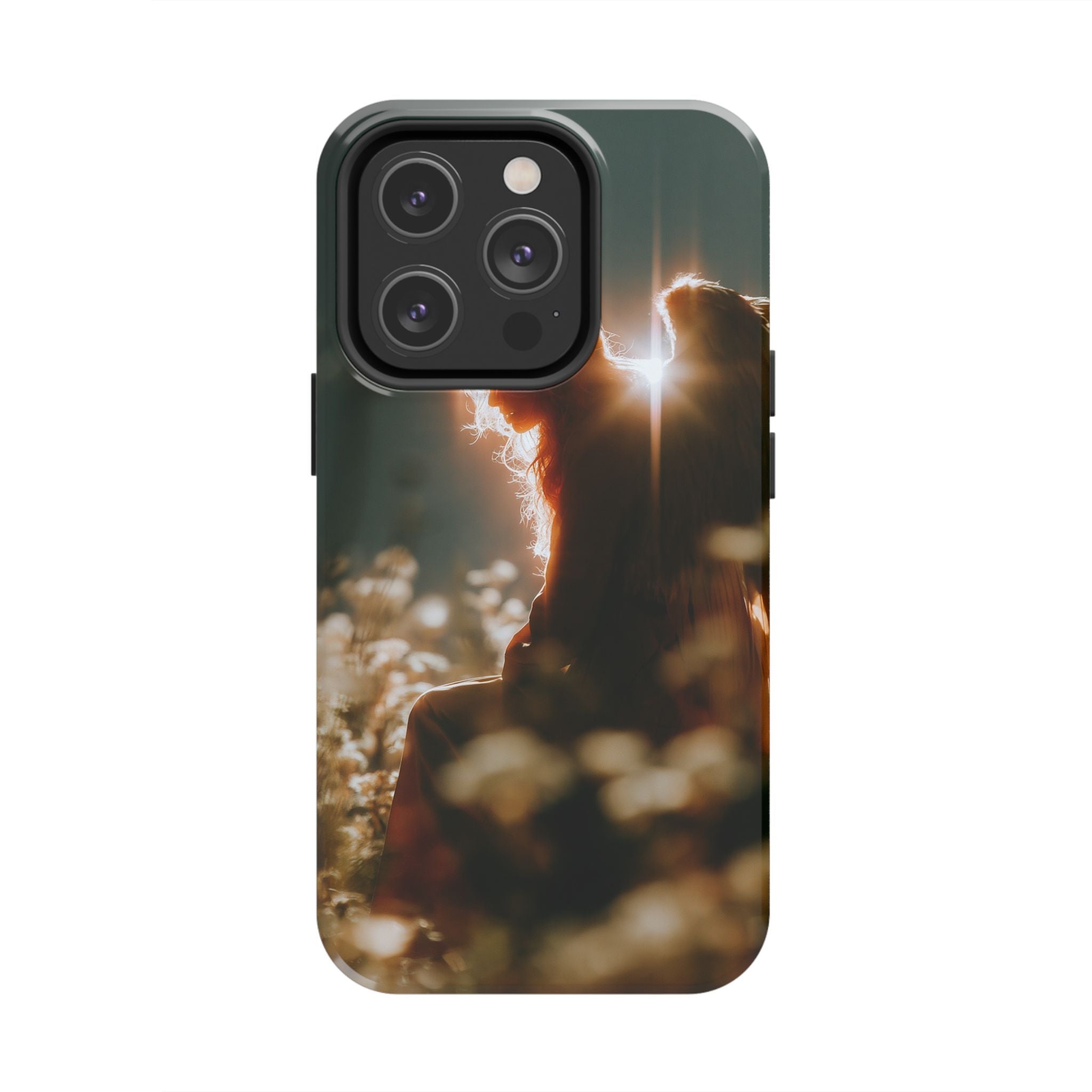 Thoughtful angel phone case