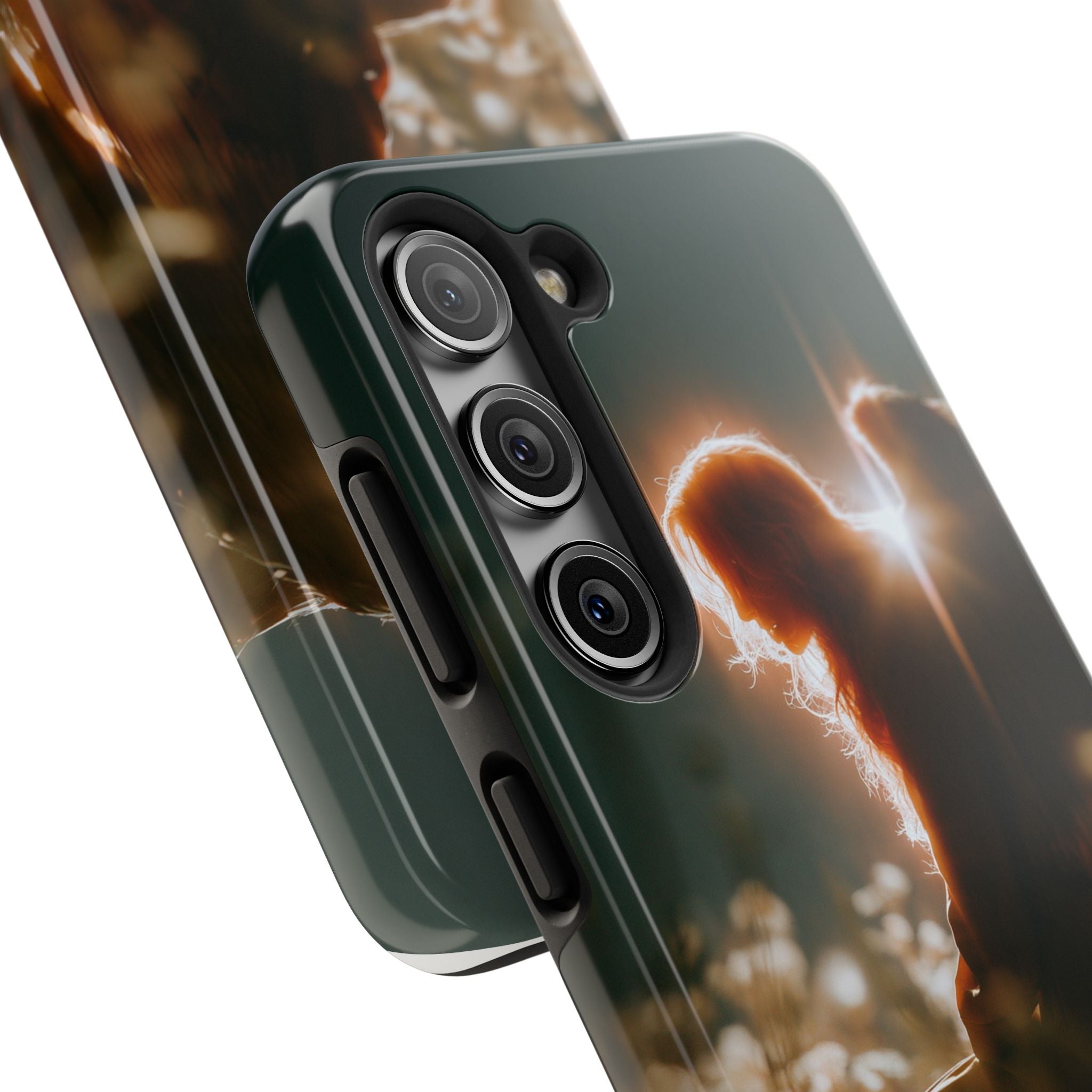 Thoughtful angel phone case