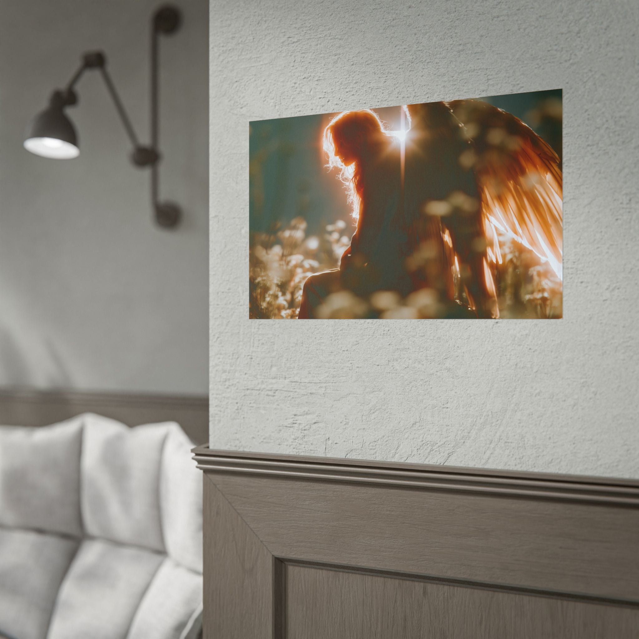 Thoughtful angel poster