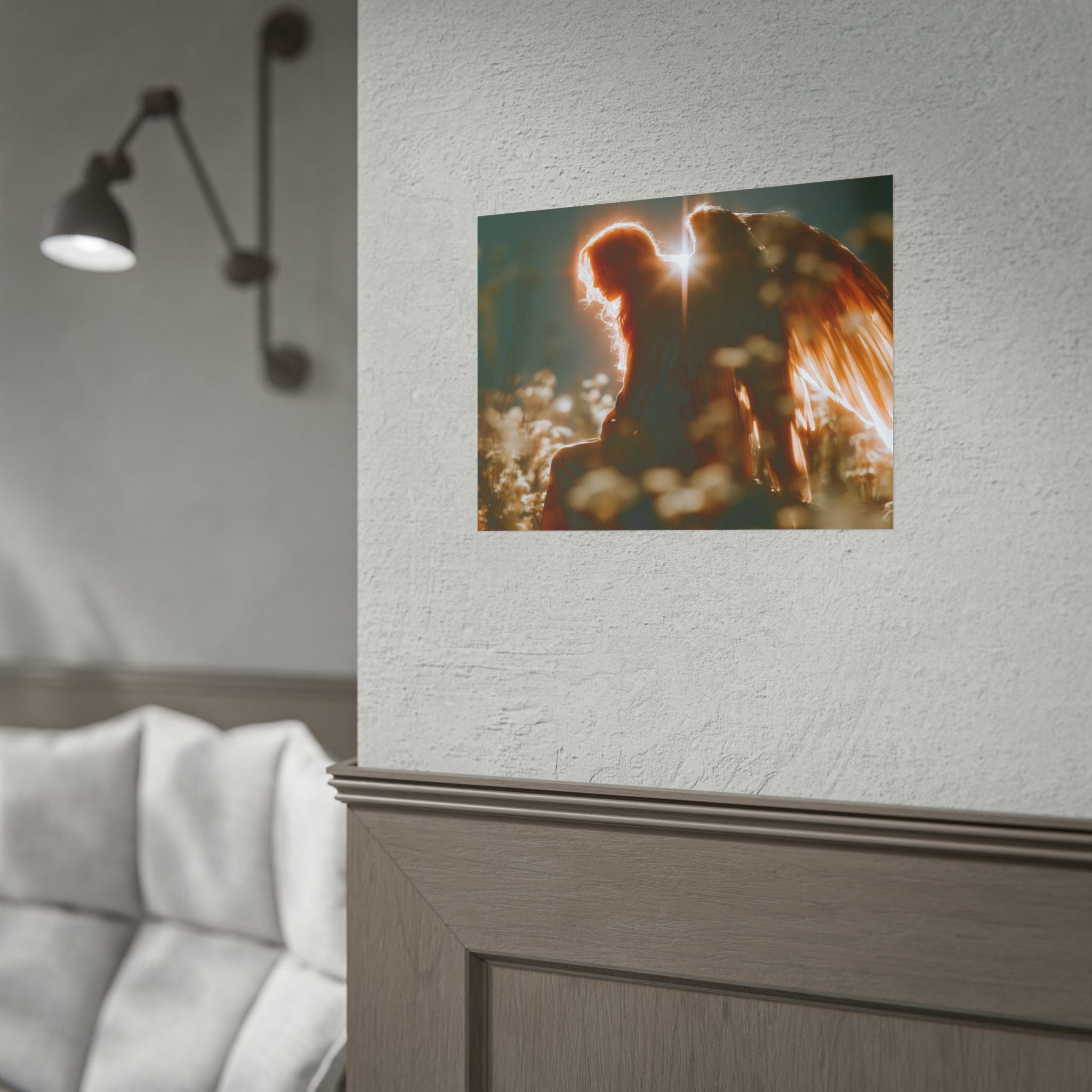 Thoughtful angel poster