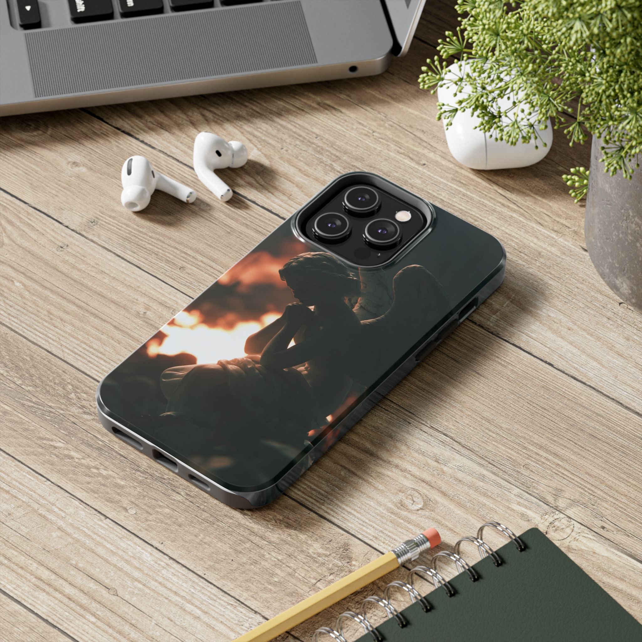 Mourning angel phone case