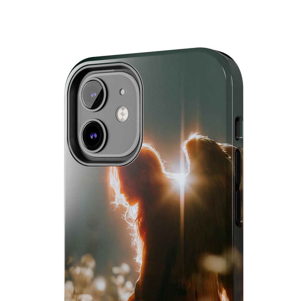 Thoughtful angel phone case
