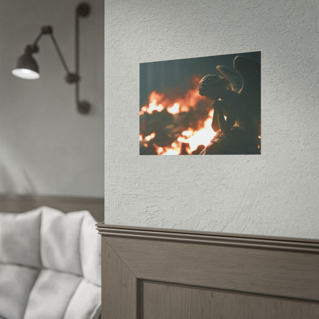 Mourning angel poster