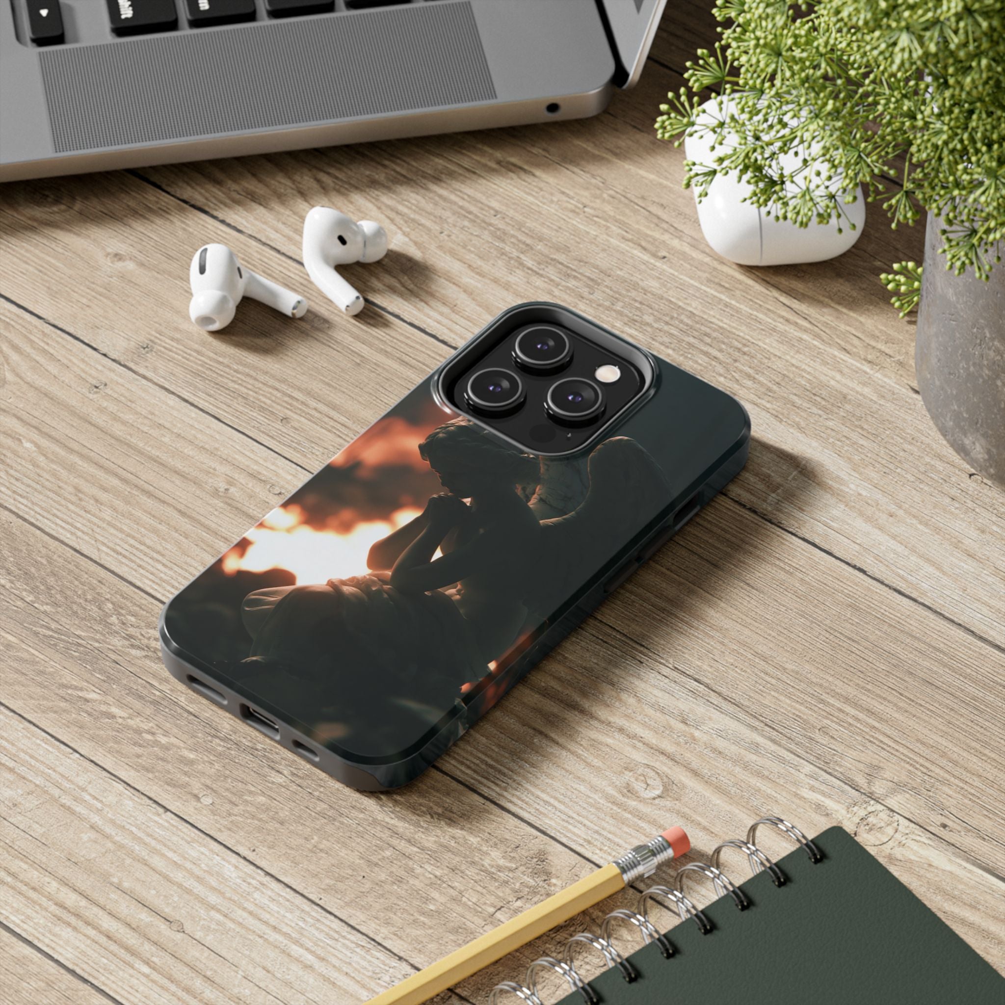 Mourning angel phone case