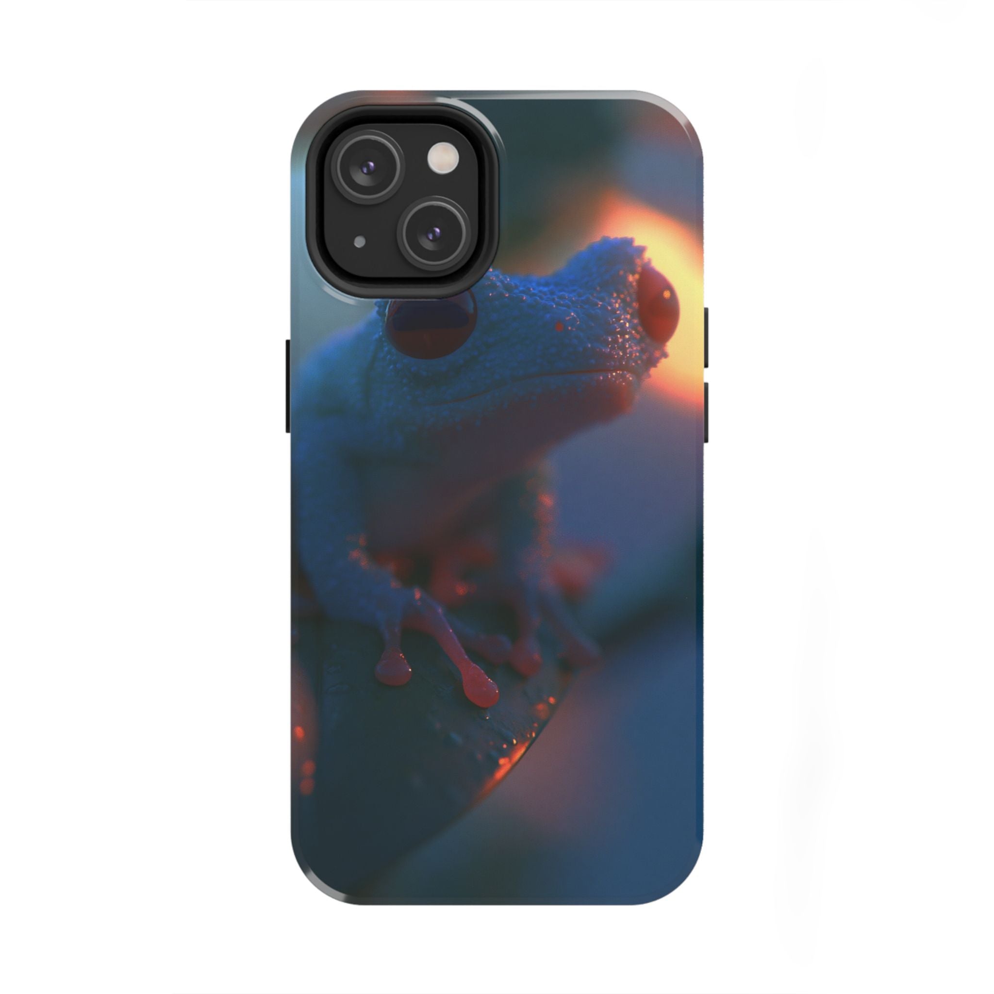 Sunset treefrog phone case