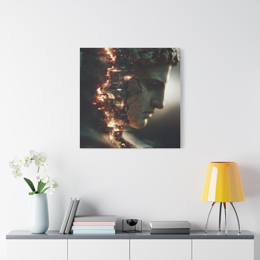 Entropy matte canvas print