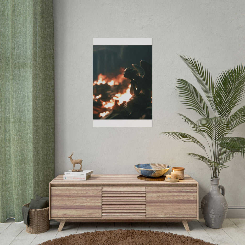 Mourning angel poster