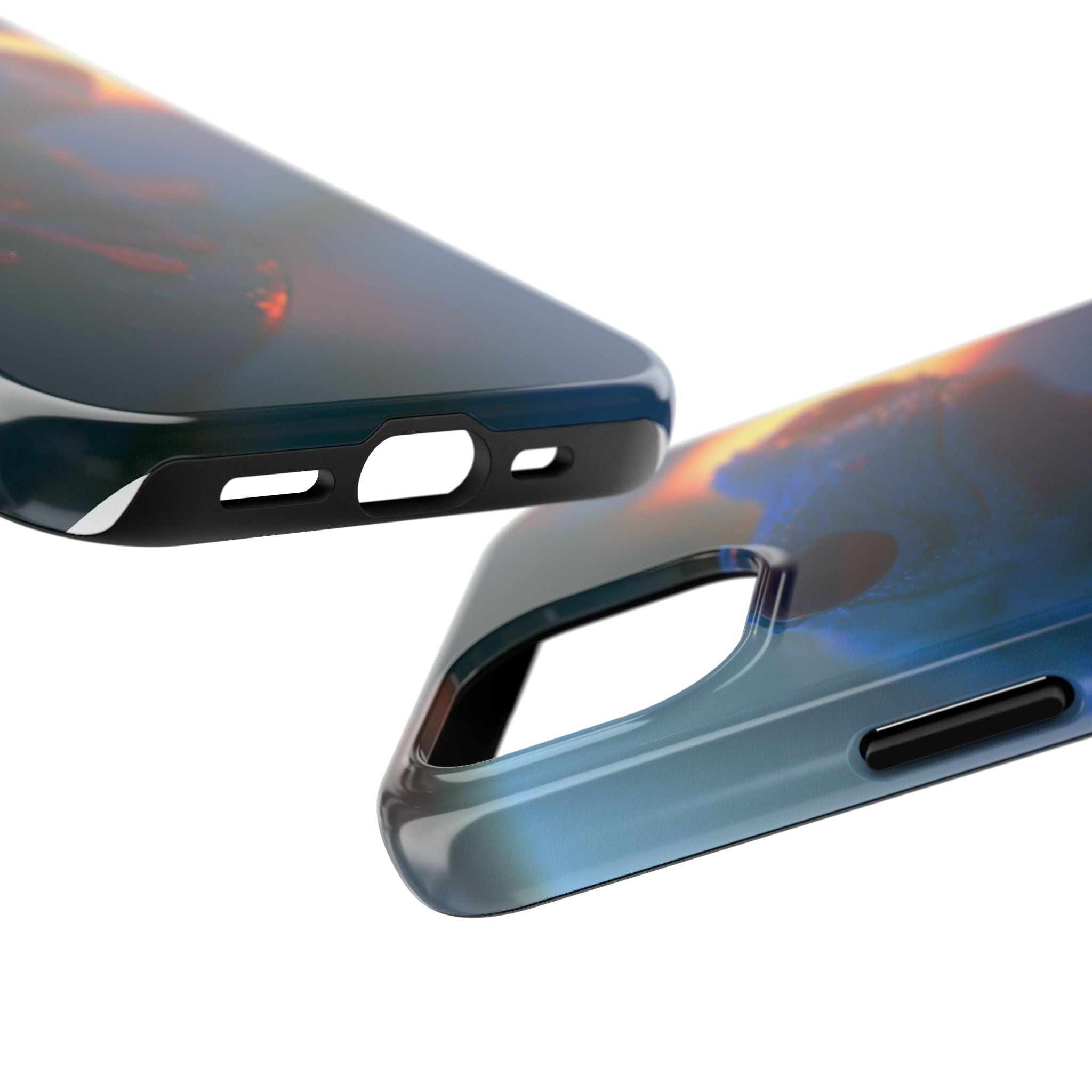Sunset treefrog phone case