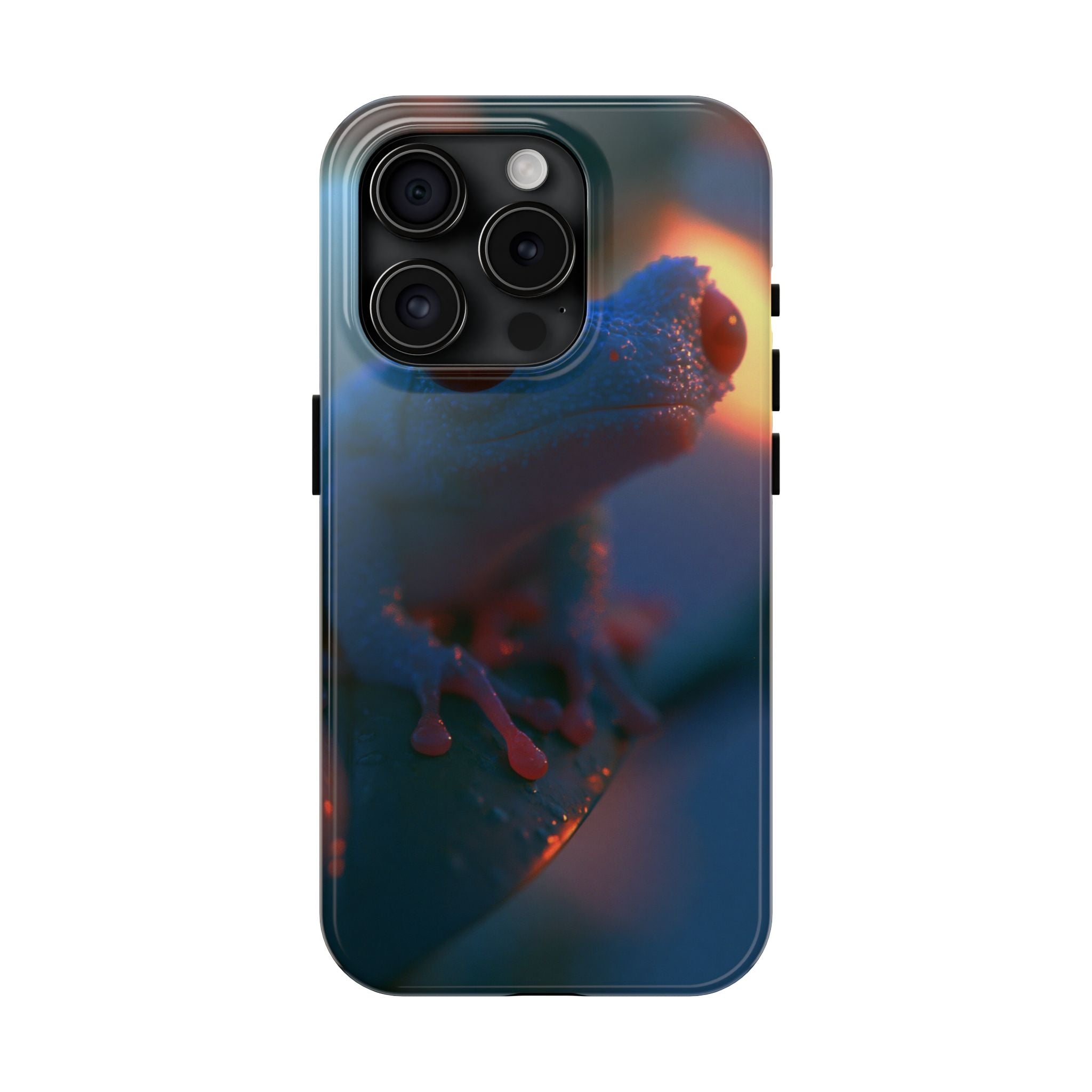 Sunset treefrog phone case