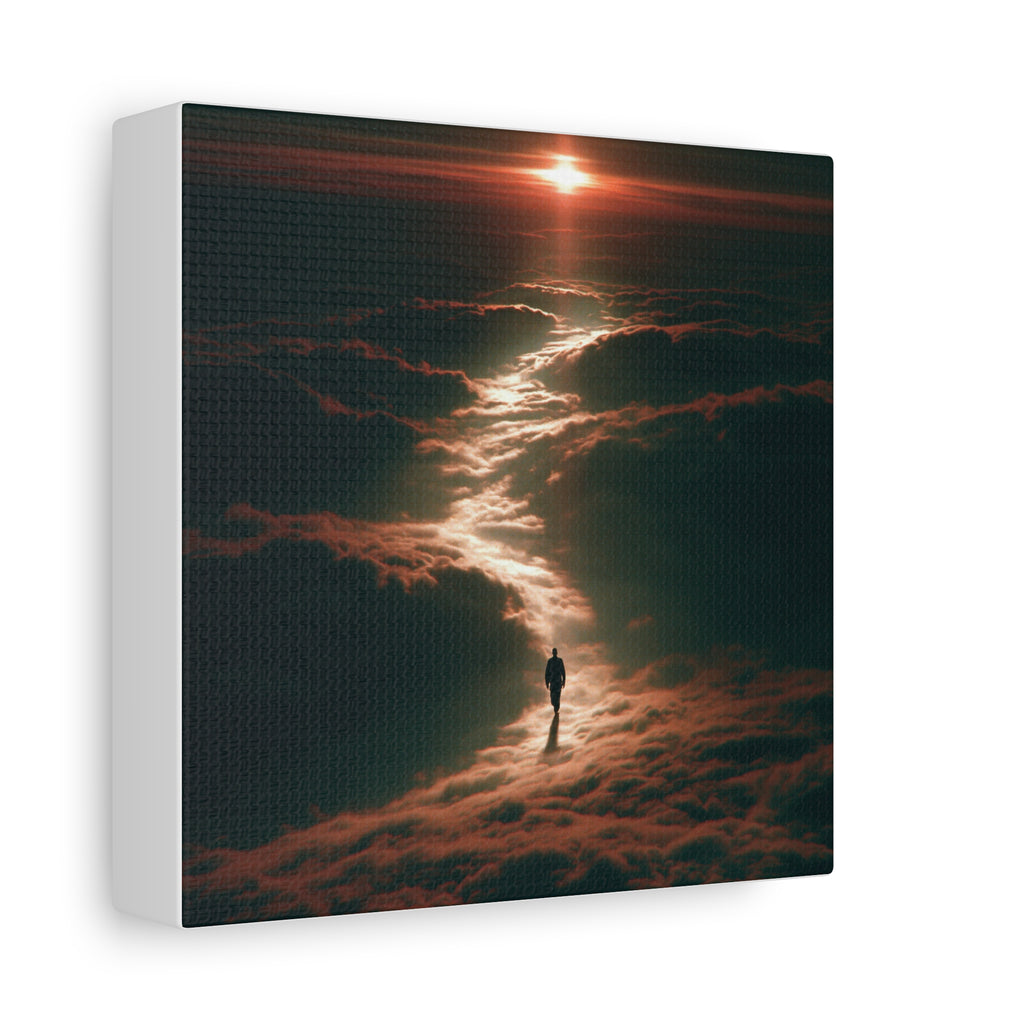 Cloud walker matte canvas print
