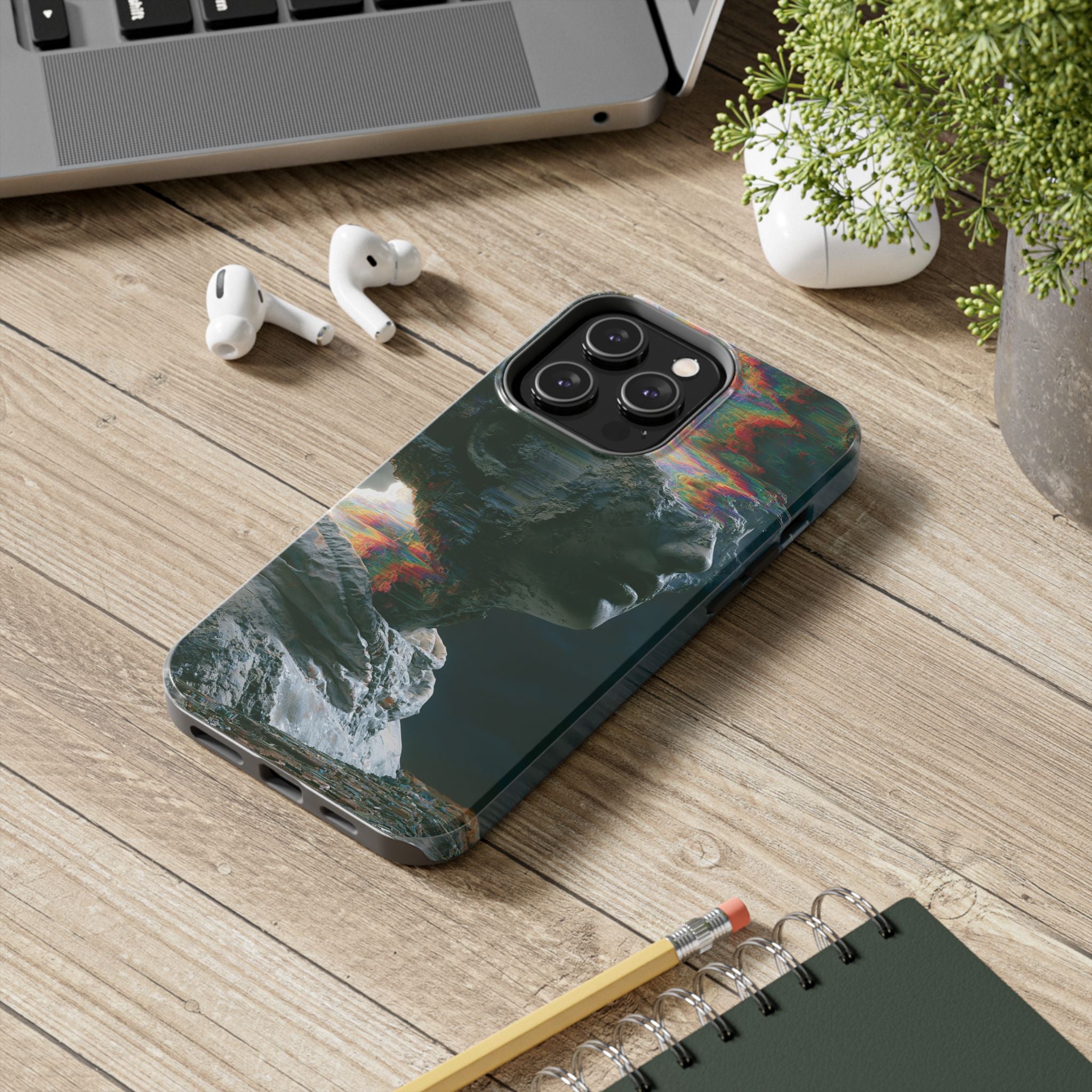 Psychedelic headache phone case