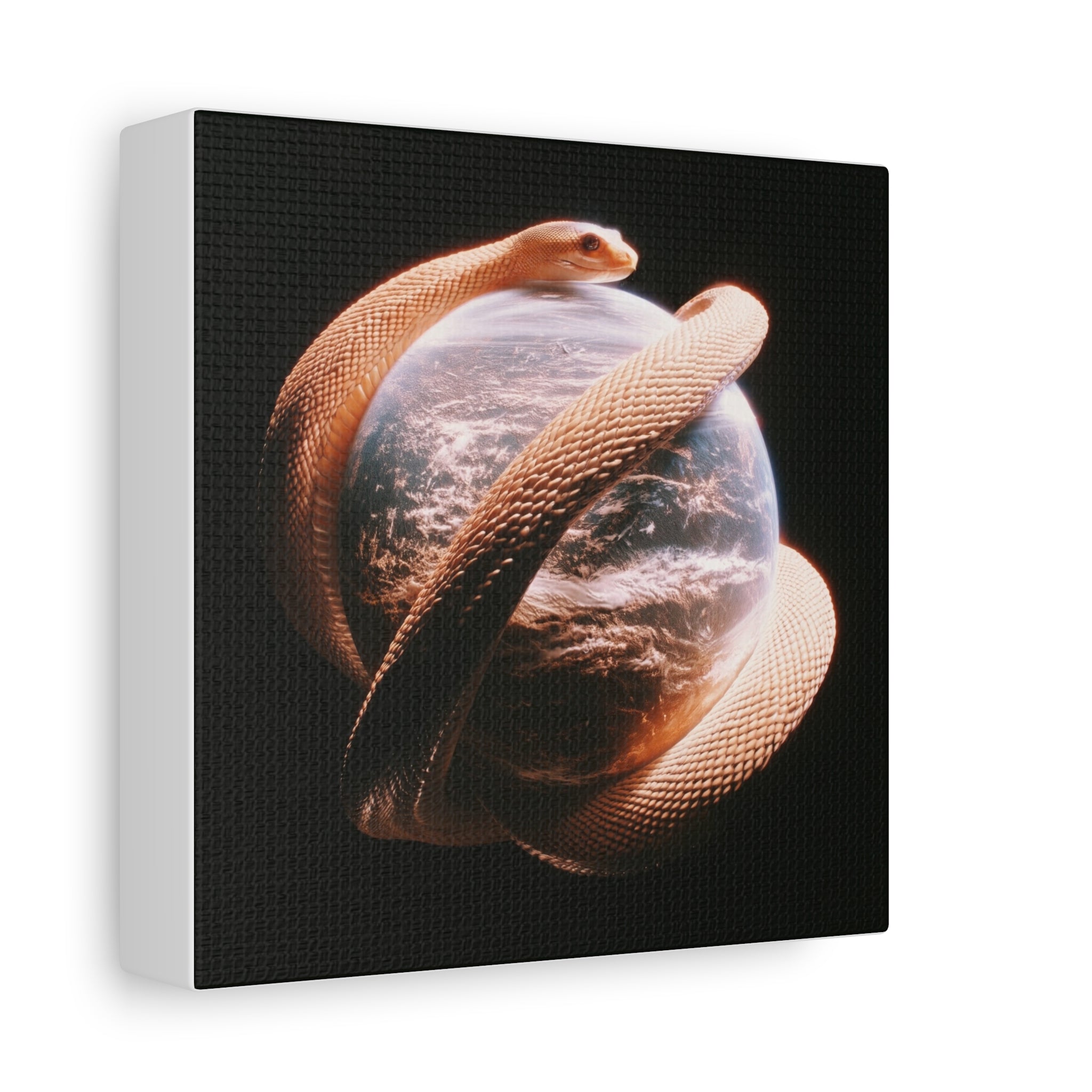 Evil world matte canvas print