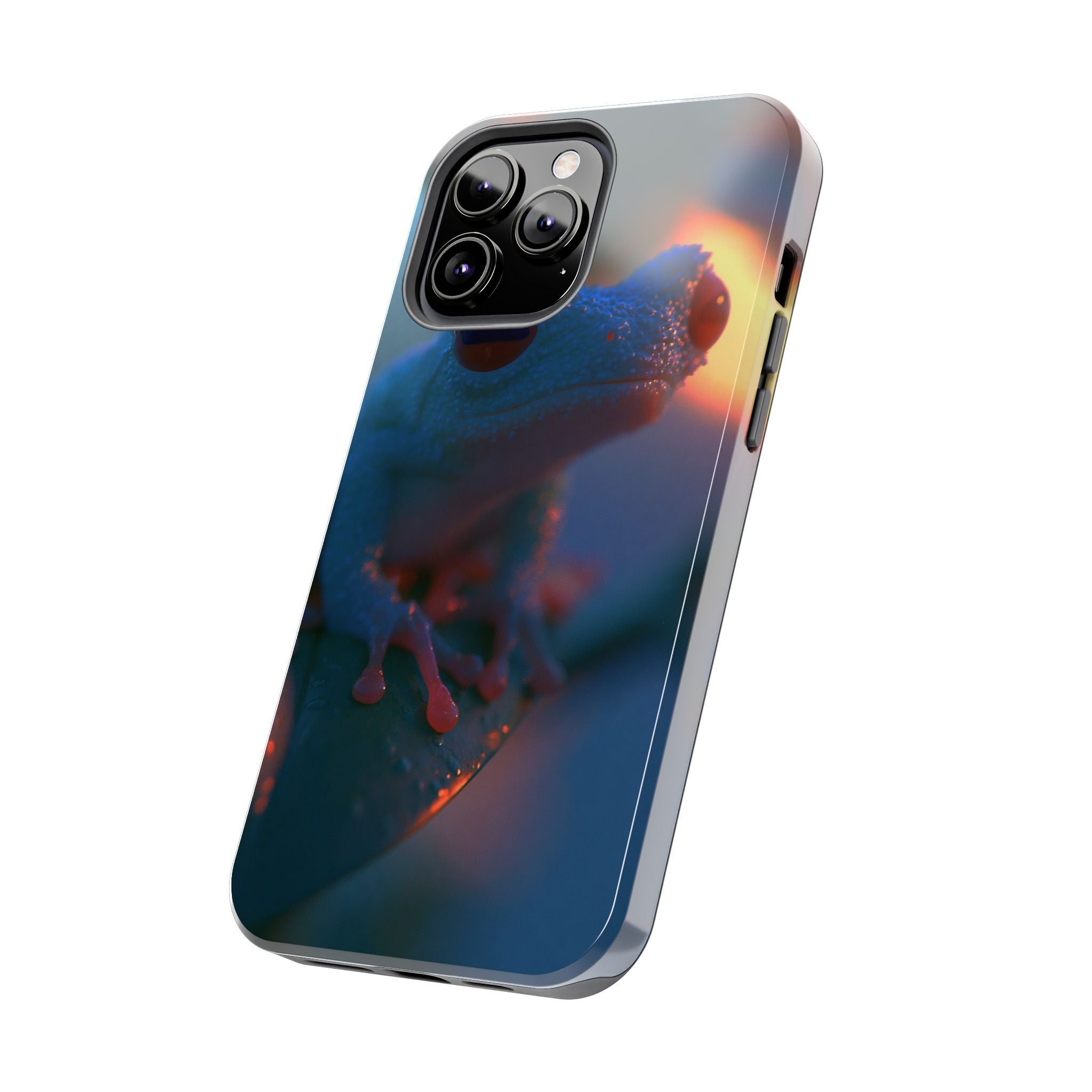 Sunset treefrog phone case