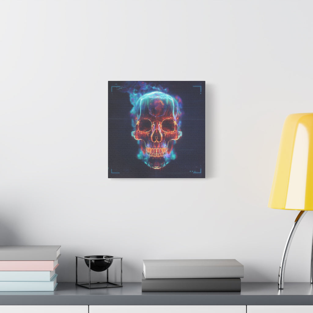 Heat signature matte canvas print