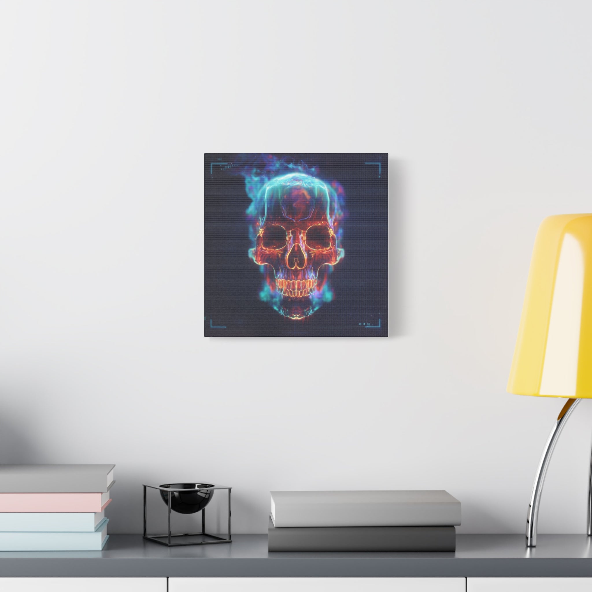 Heat signature matte canvas print