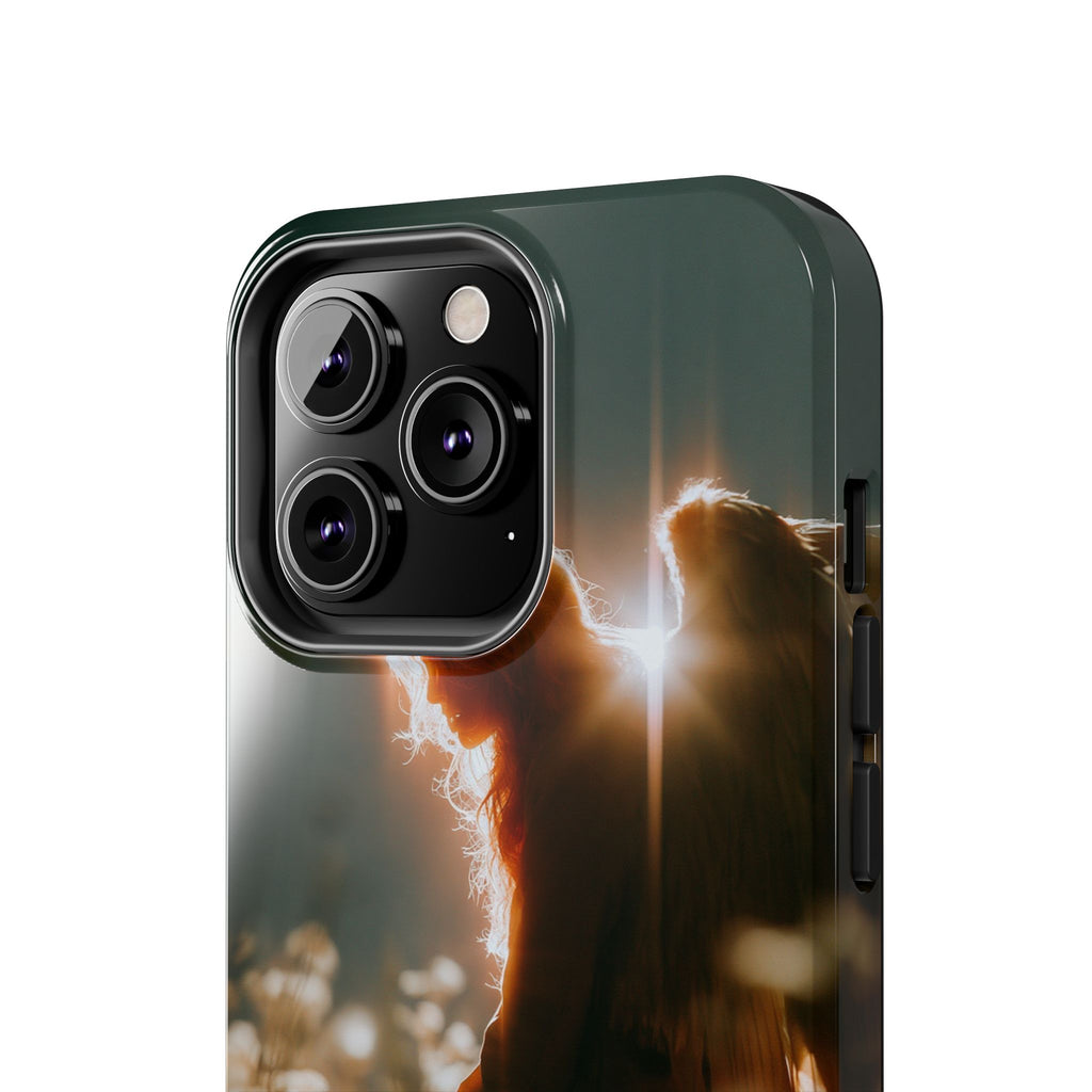 Thoughtful angel phone case