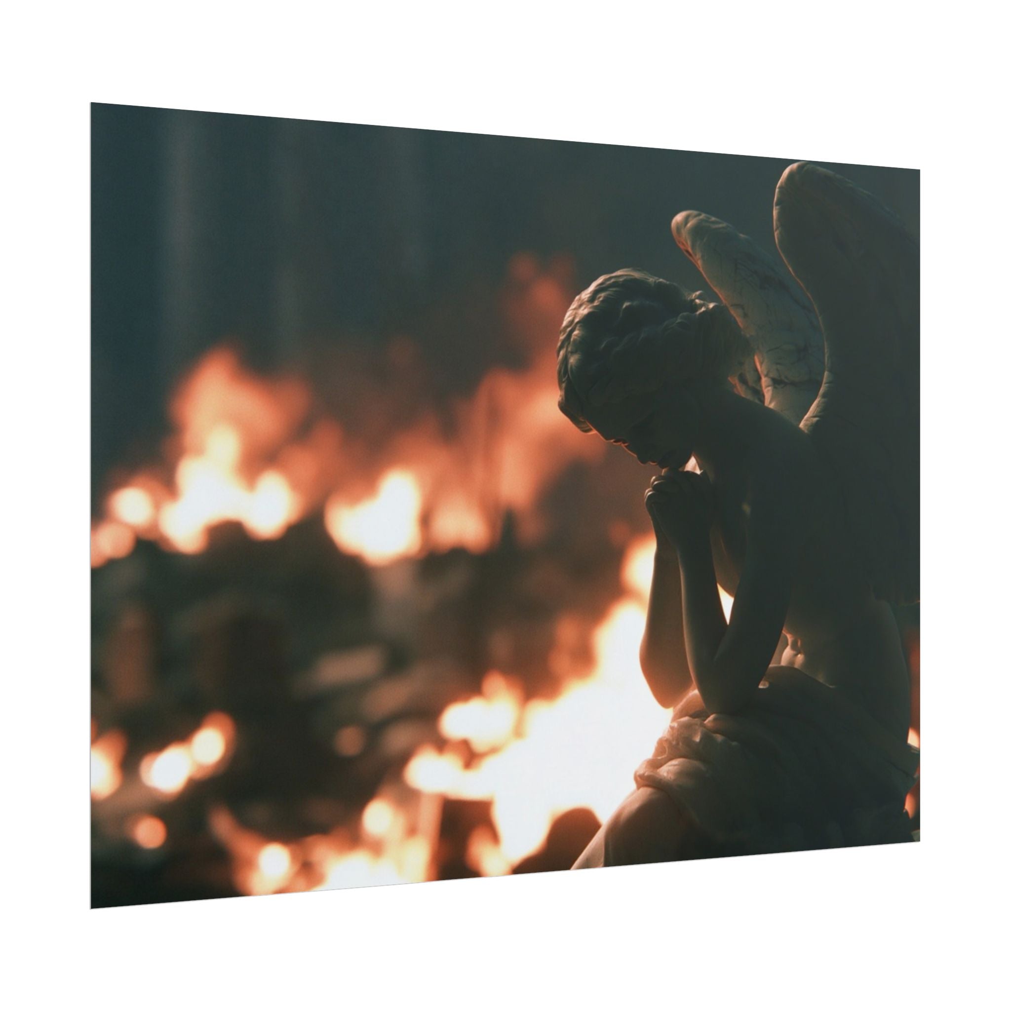 Mourning angel poster