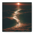 Cloud walker matte canvas print