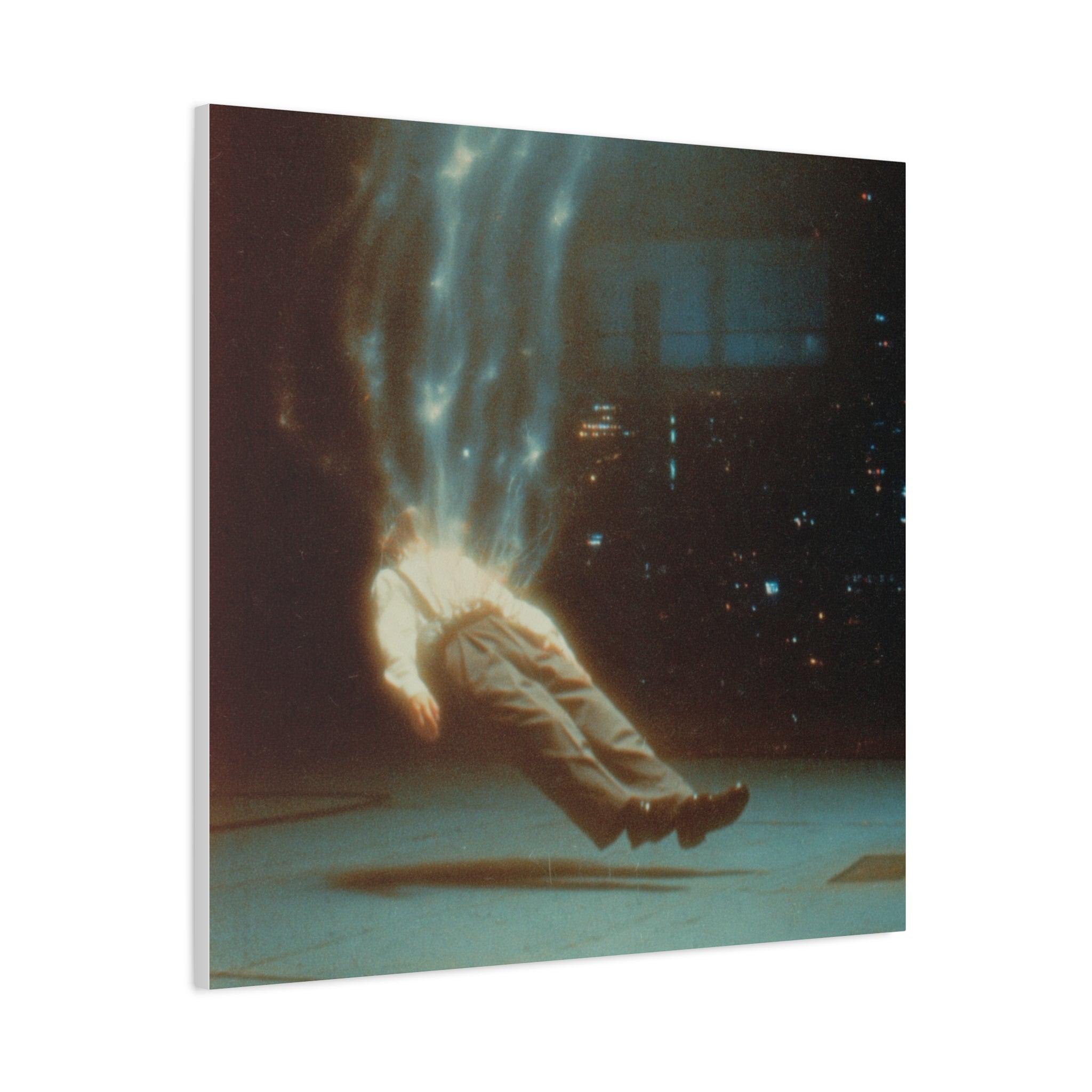 Energy drain matte canvas print