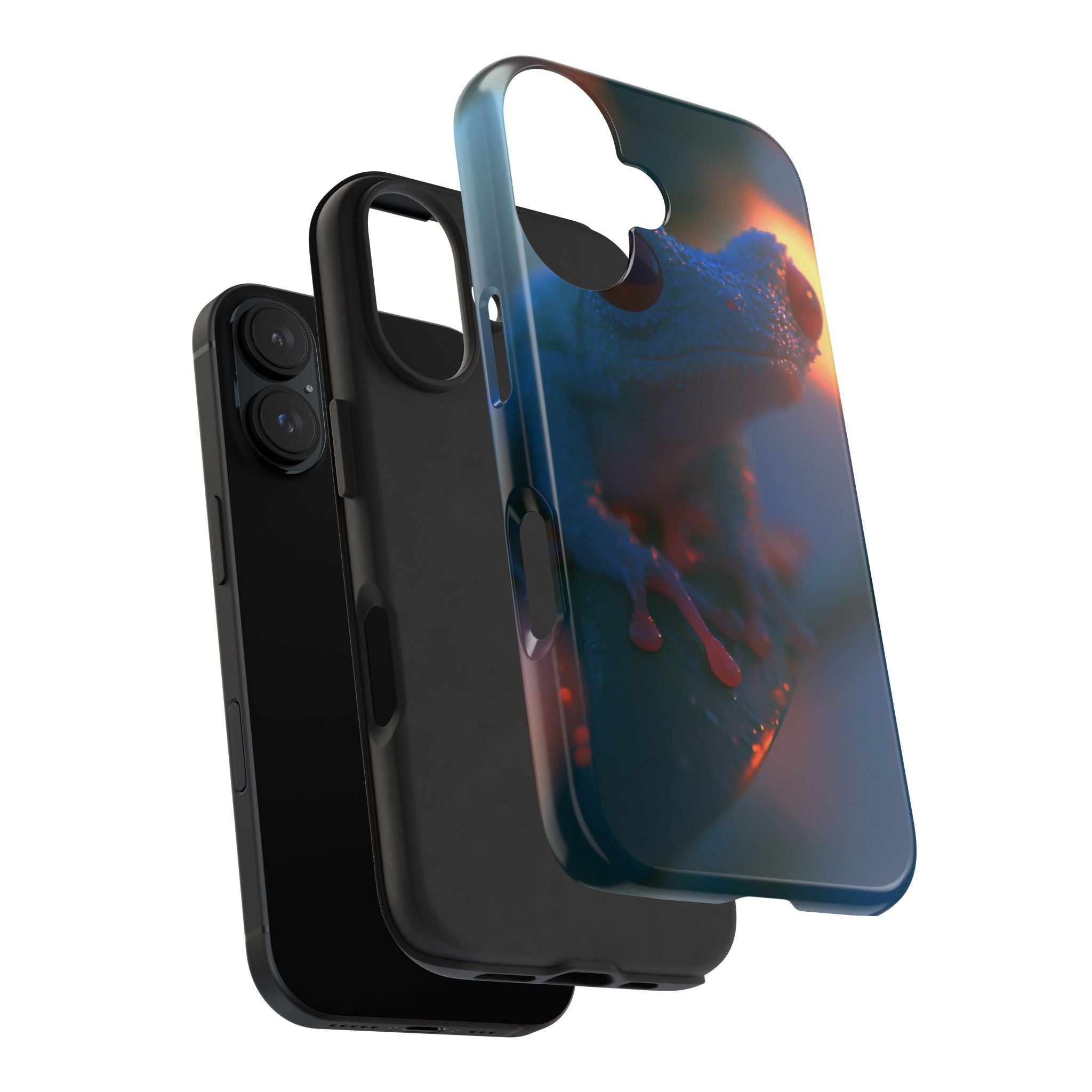 Sunset treefrog phone case
