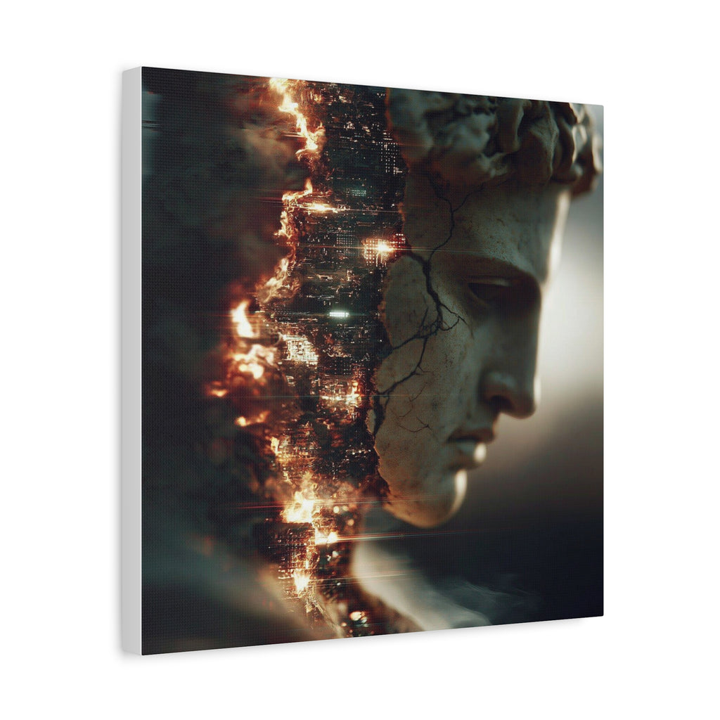 Entropy matte canvas print