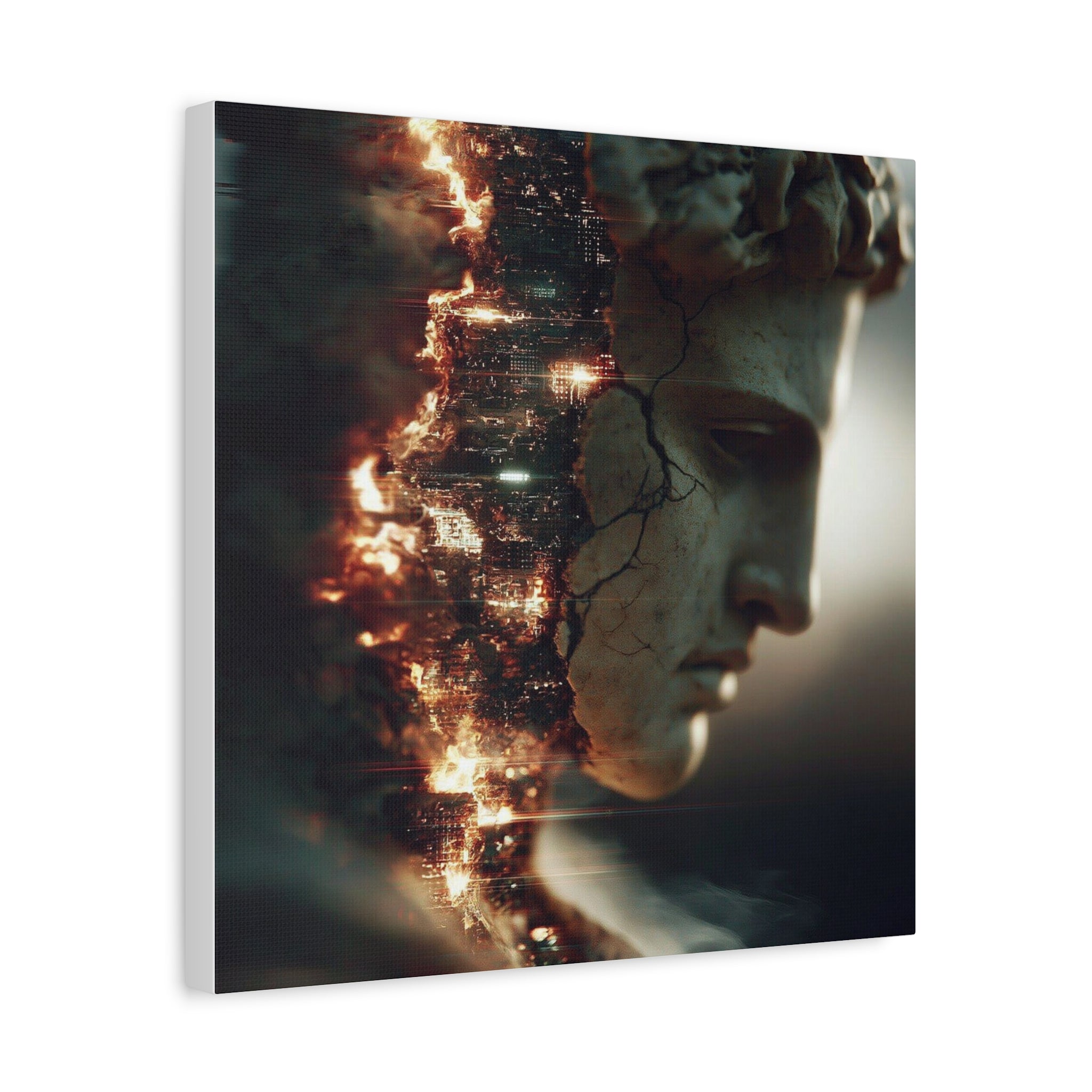 Entropy matte canvas print