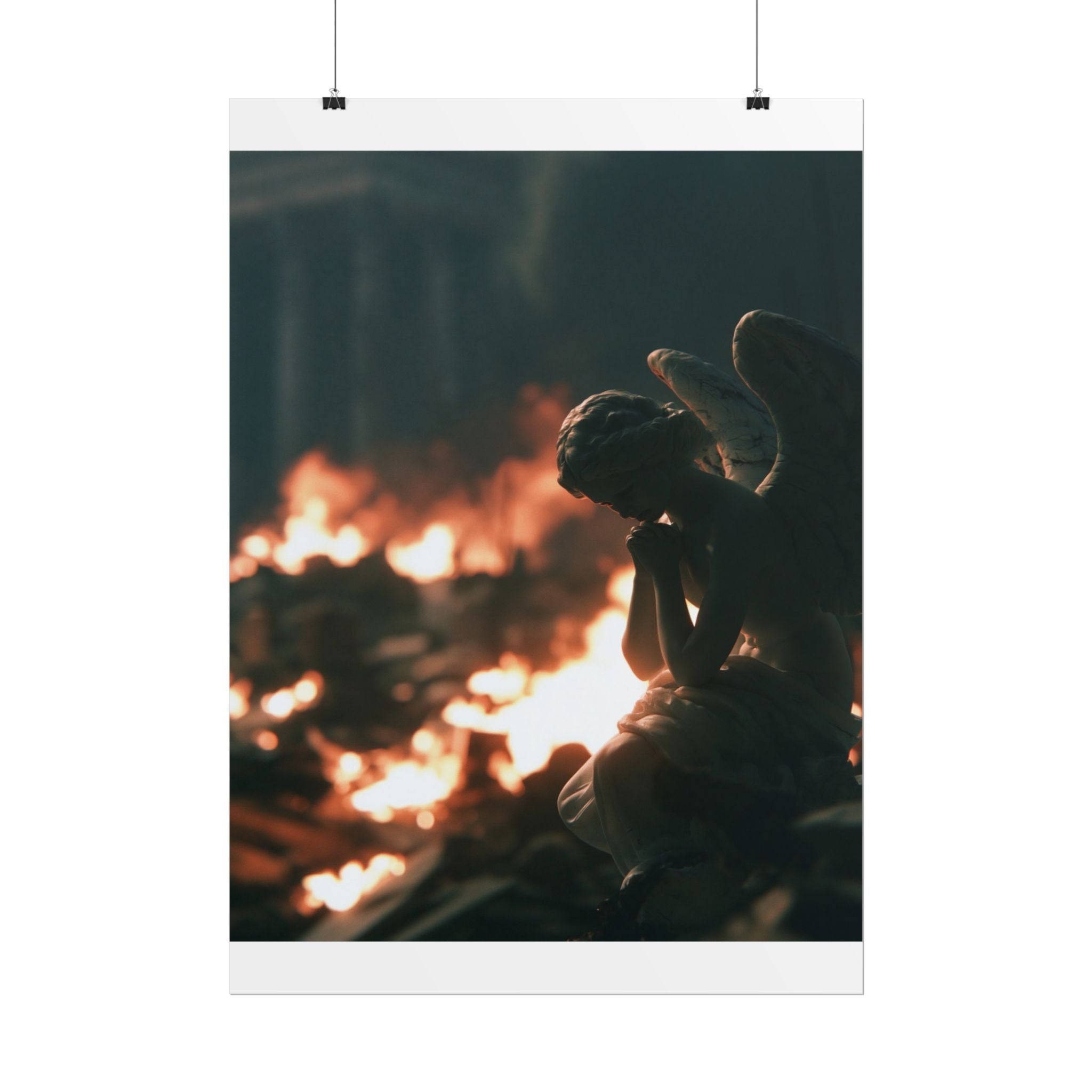 Mourning angel poster