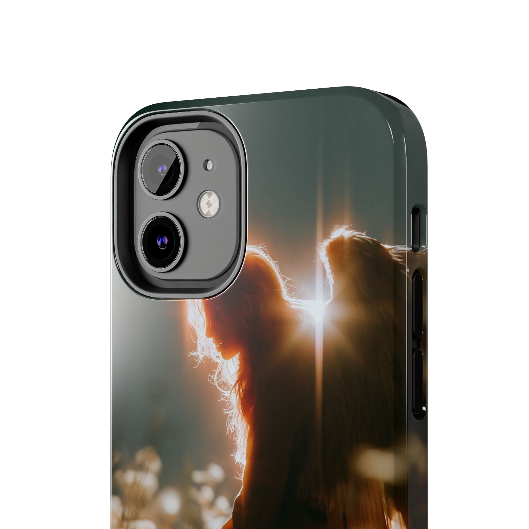 Thoughtful angel phone case