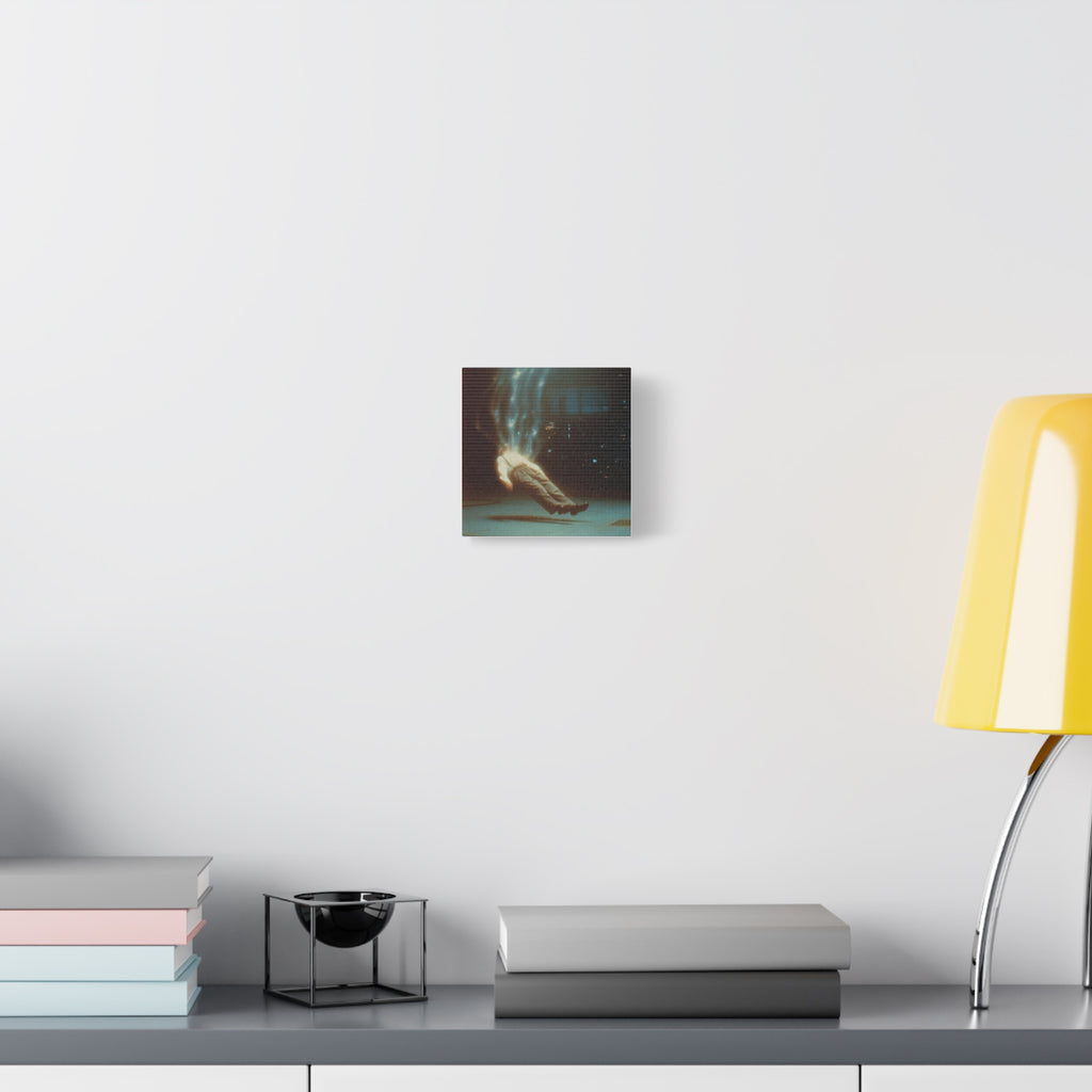 Energy drain matte canvas print