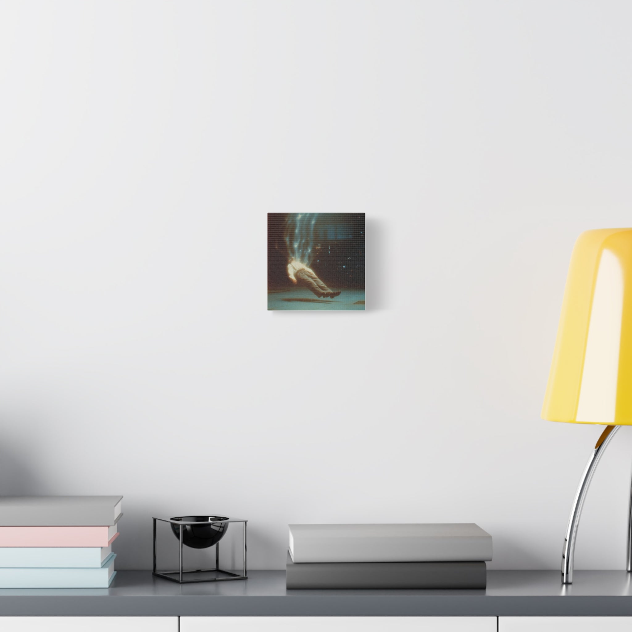 Energy drain matte canvas print