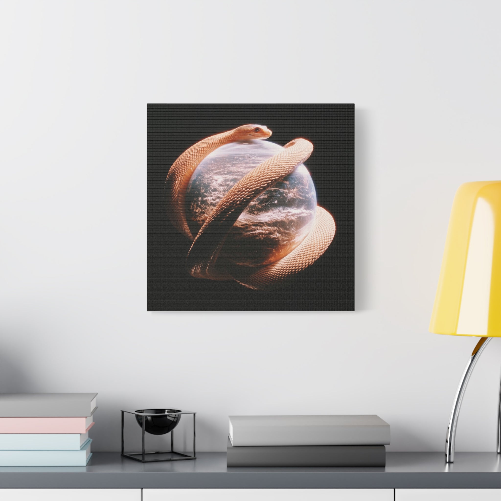 Evil world matte canvas print