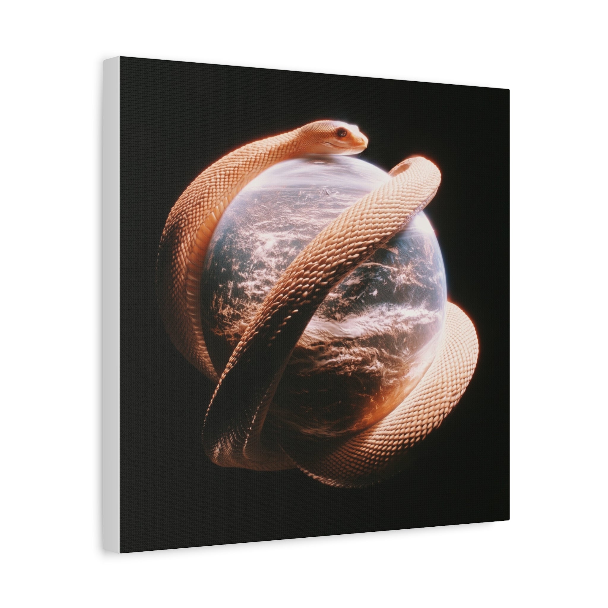 Evil world matte canvas print