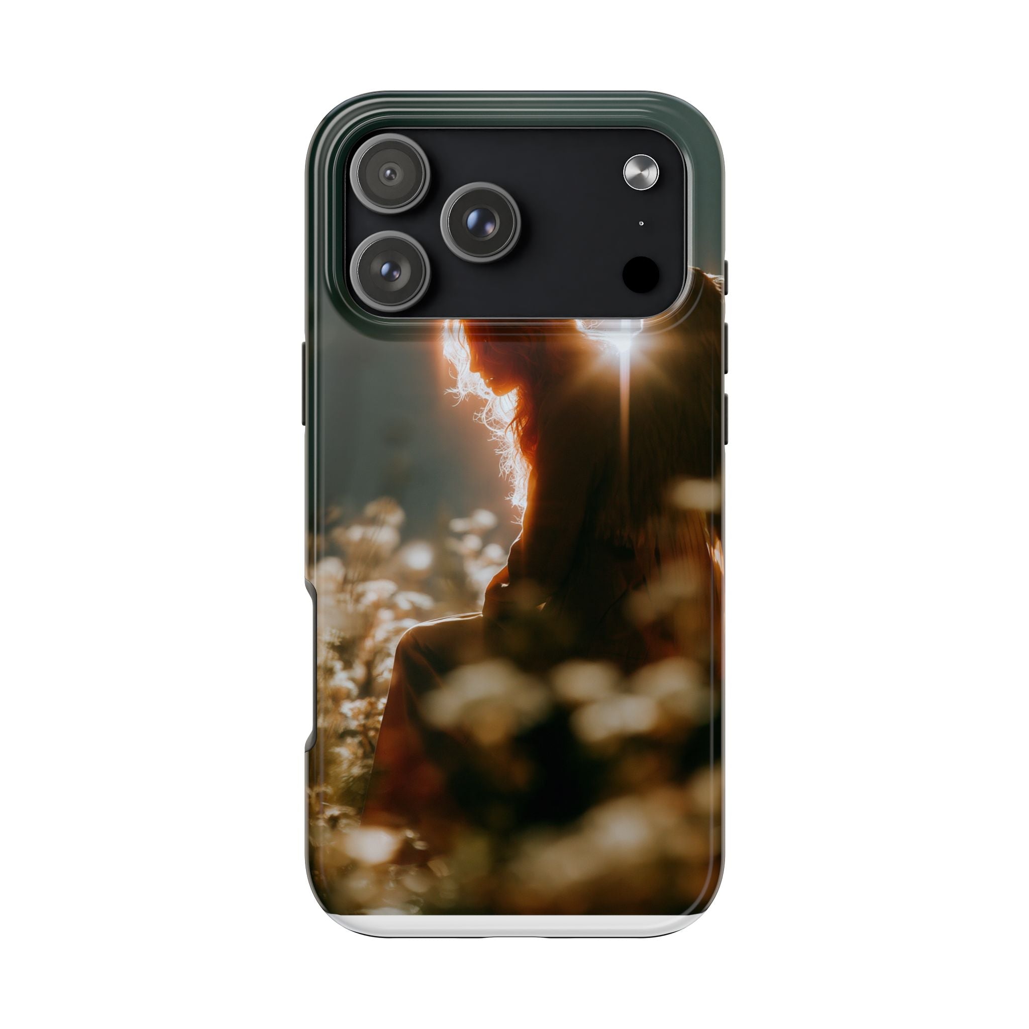 Thoughtful angel phone case
