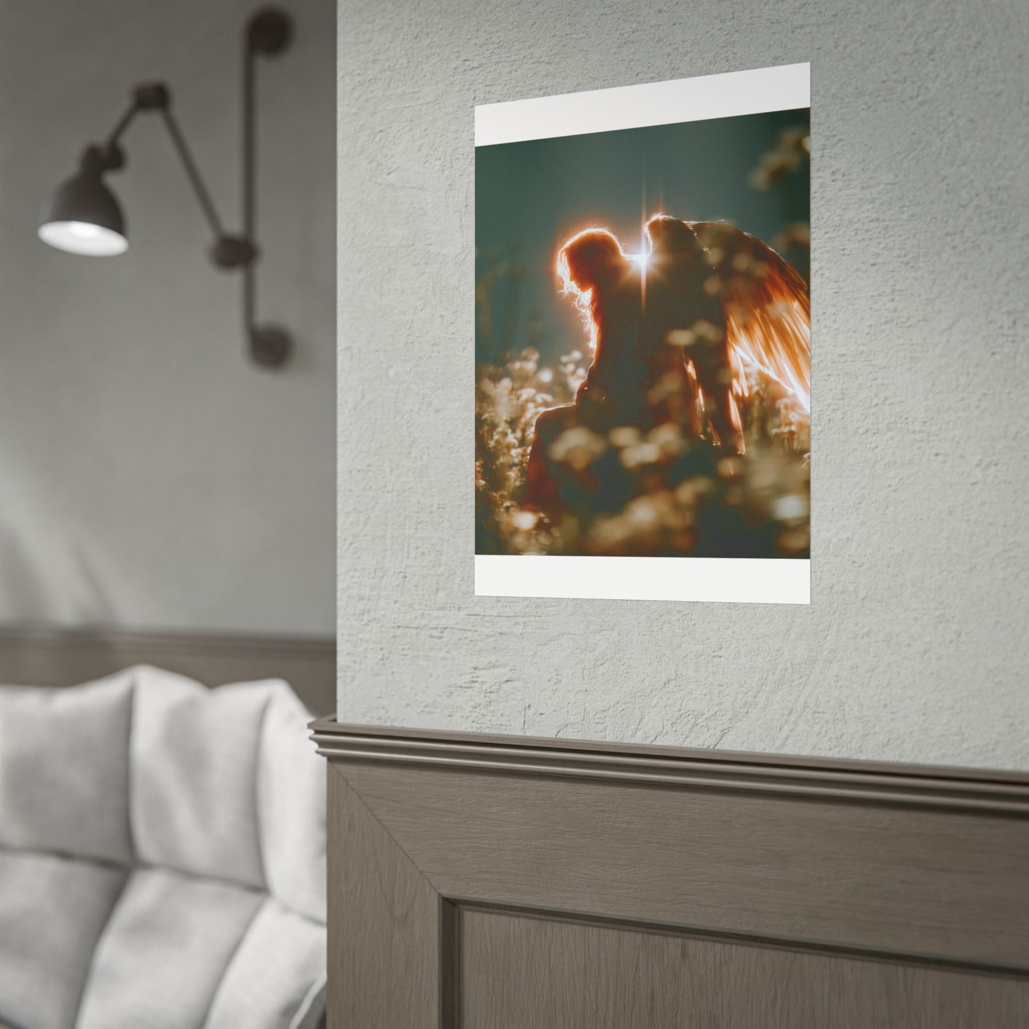 Thoughtful angel poster