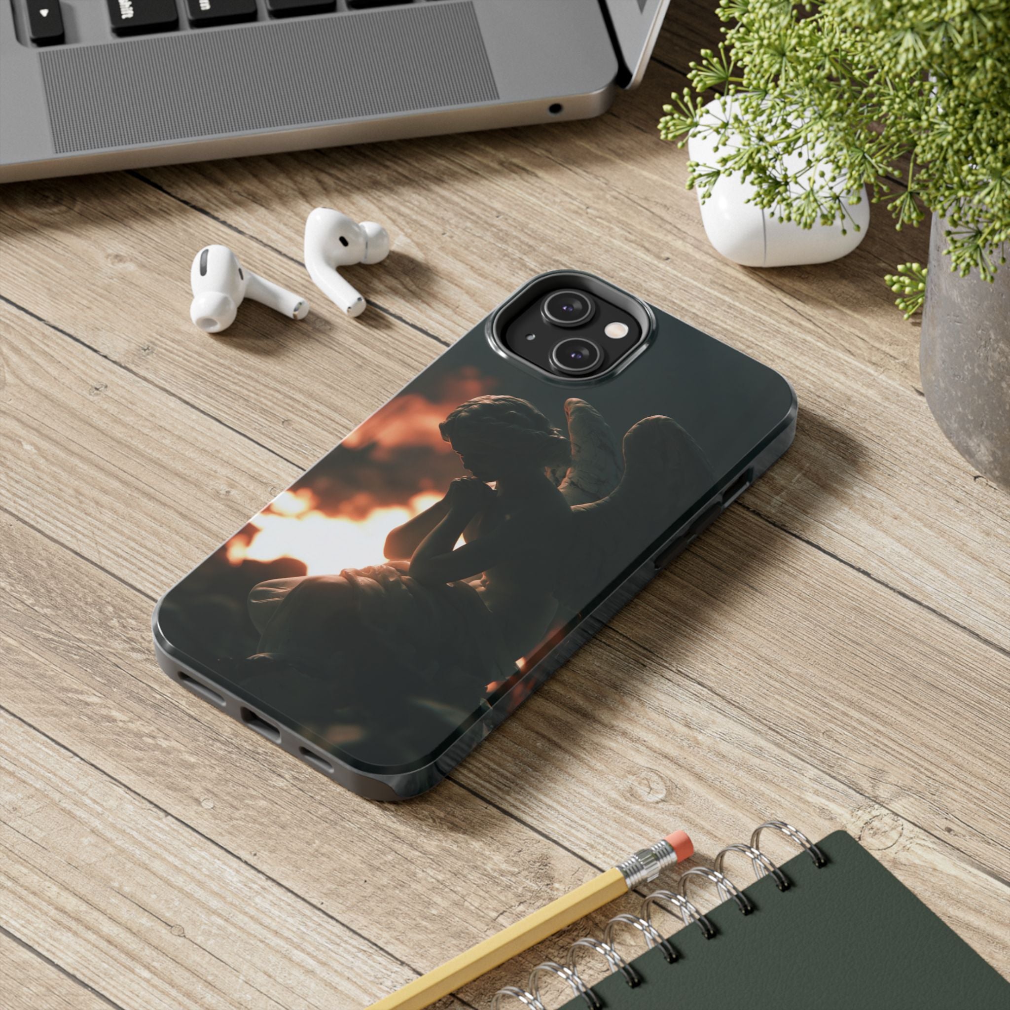 Mourning angel phone case