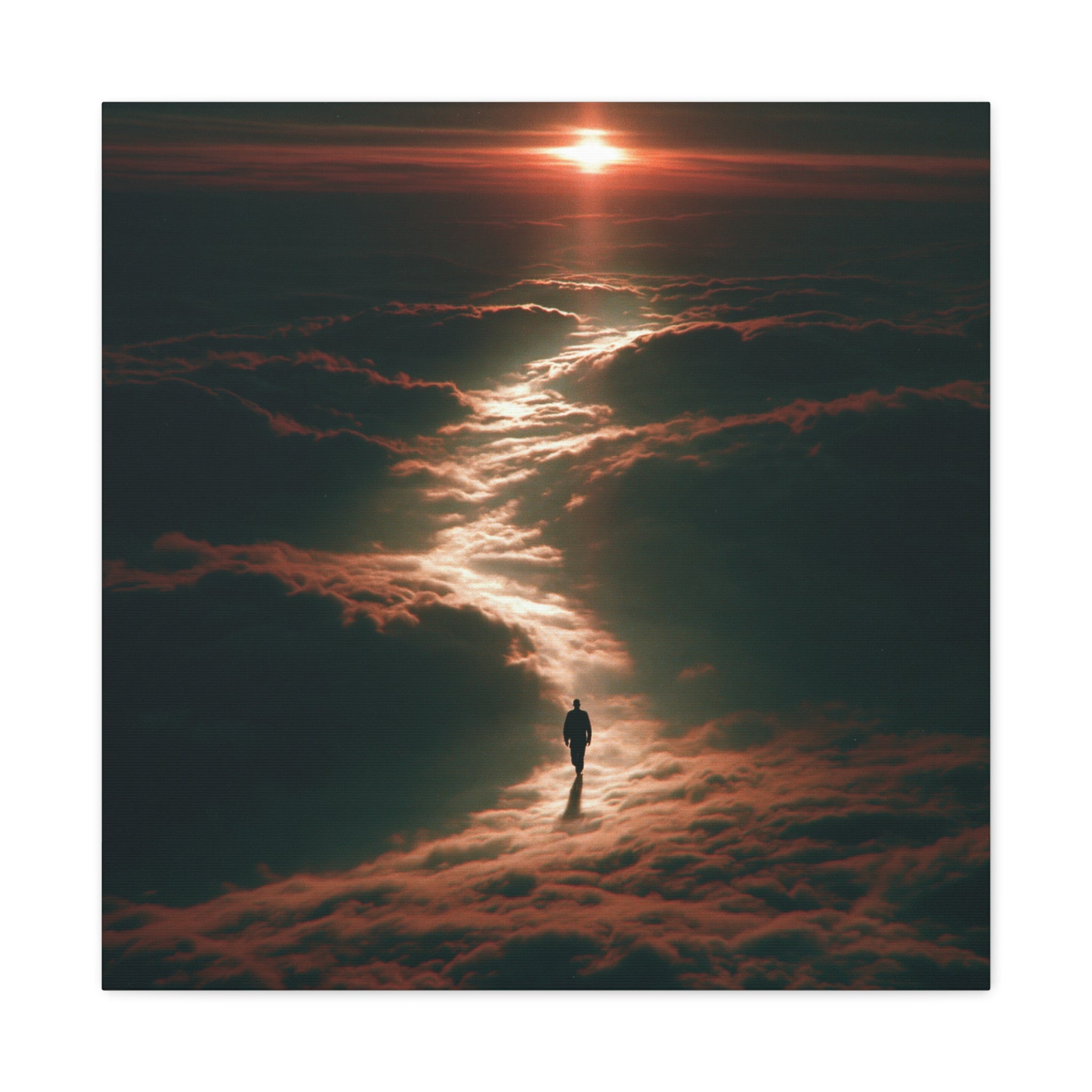 Cloud walker matte canvas print